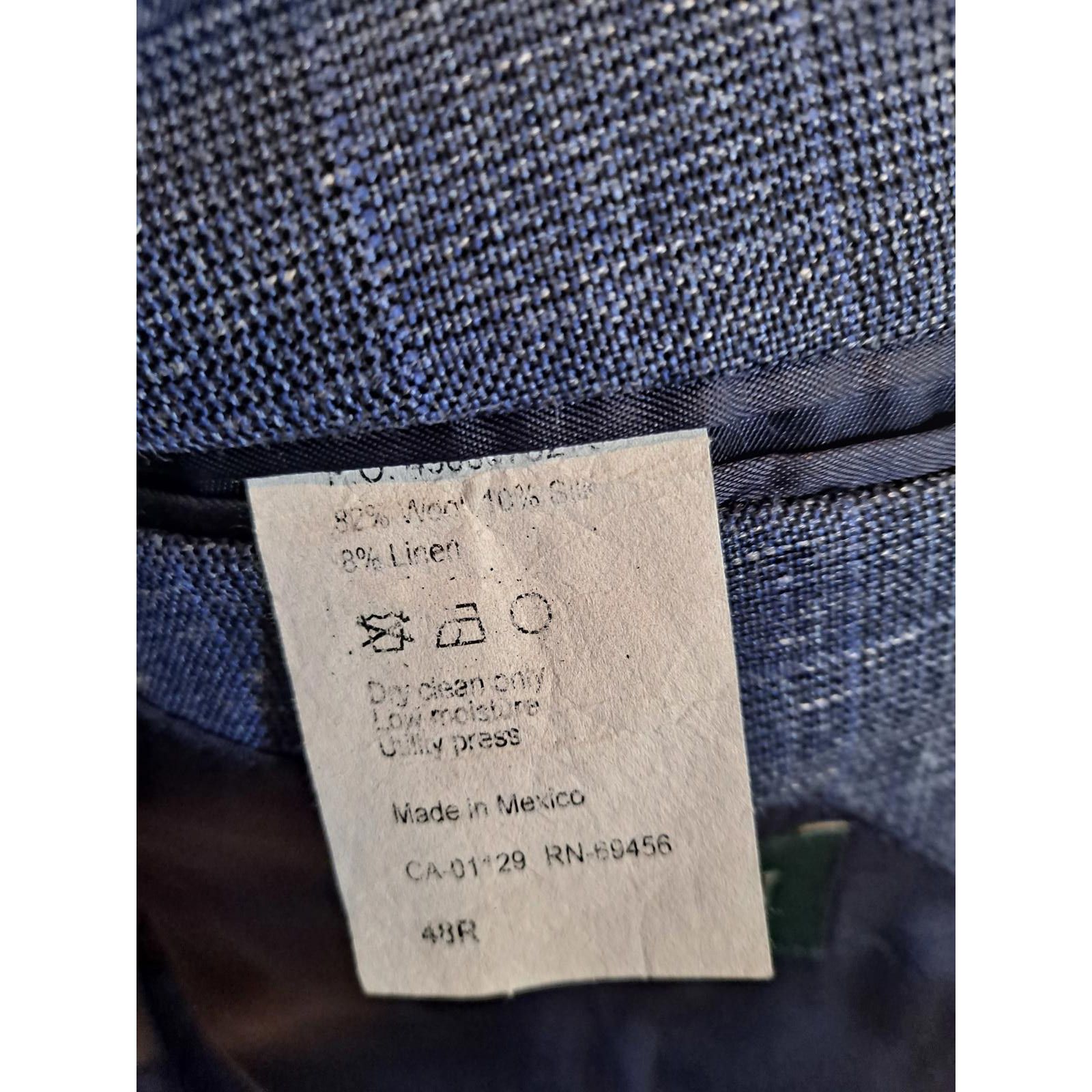 Lauren Ralph Lauren Lauren Ralph Lauren Blue 2 Button Tweed Blazer Size 48R Size 48R - 5 Thumbnail