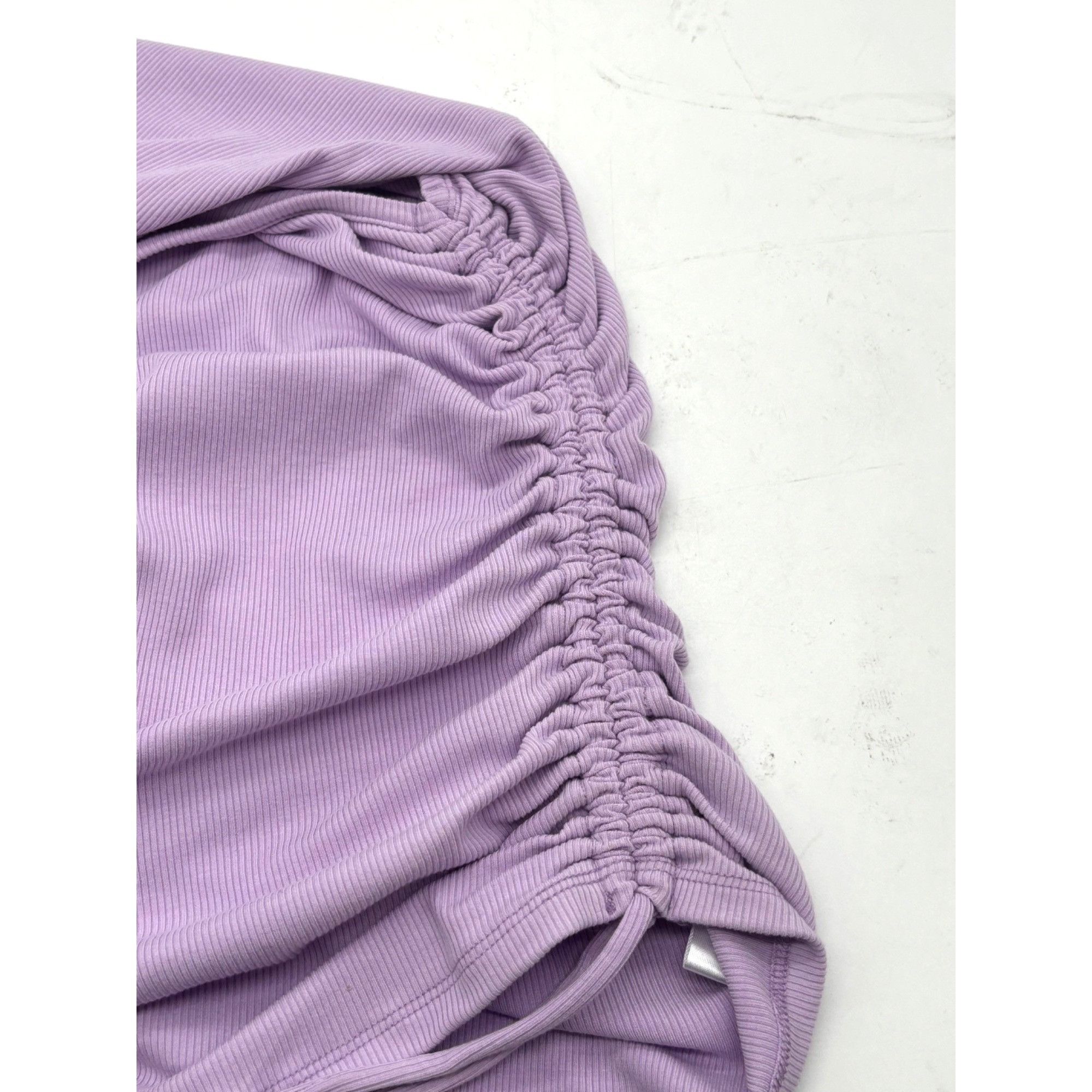 Other WAYF Jayce Ruched Racer Tank In Lavender, Sz. XS Size XS / US 0-2 / IT 36-38 - 7 Thumbnail