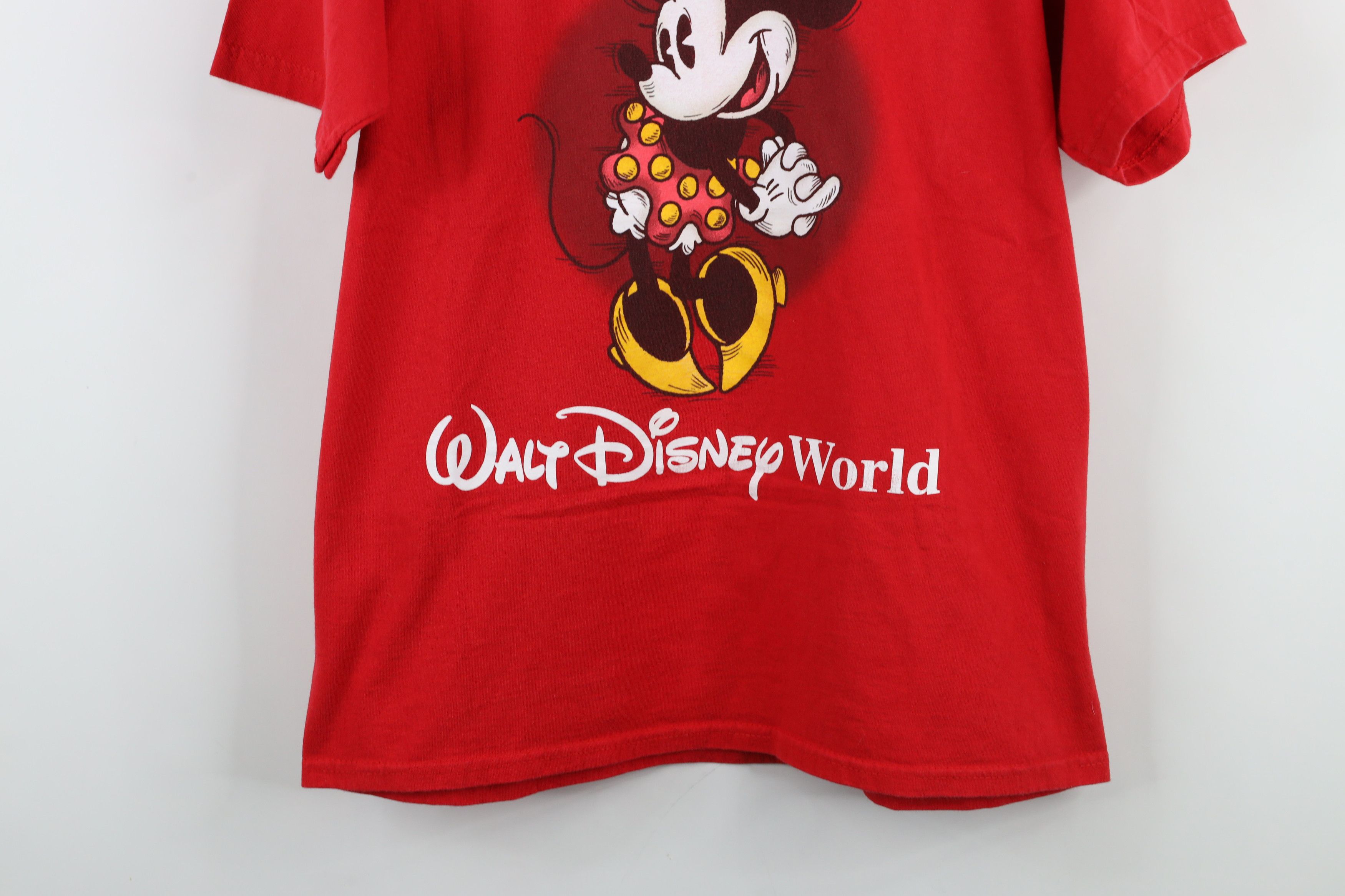 Disney × Vintage Vintage 90s Walt Disney World Spell Minnie Mouse T-Shirt Red Size M / US 6-8 / IT 42-44 - 3 Thumbnail