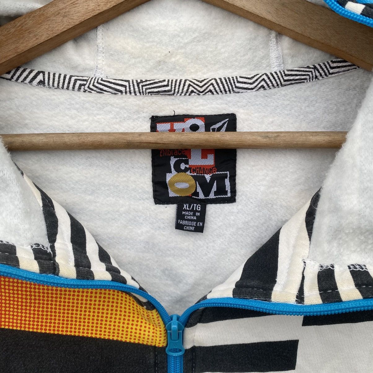 Volcom 🔥OG VOLCOM ‘Zip It’ Multicolour Sweater Iconic Ryan Sheckler Size US M / EU 48-50 / 2 - 6 Thumbnail