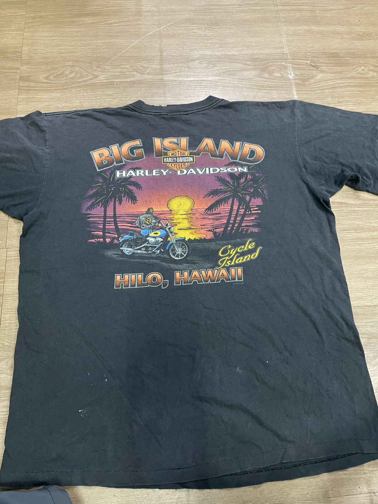 Vintage Vintage Harley Davidson cycle island Hawaii Size US XL / EU 56 / 4 - 8 Thumbnail