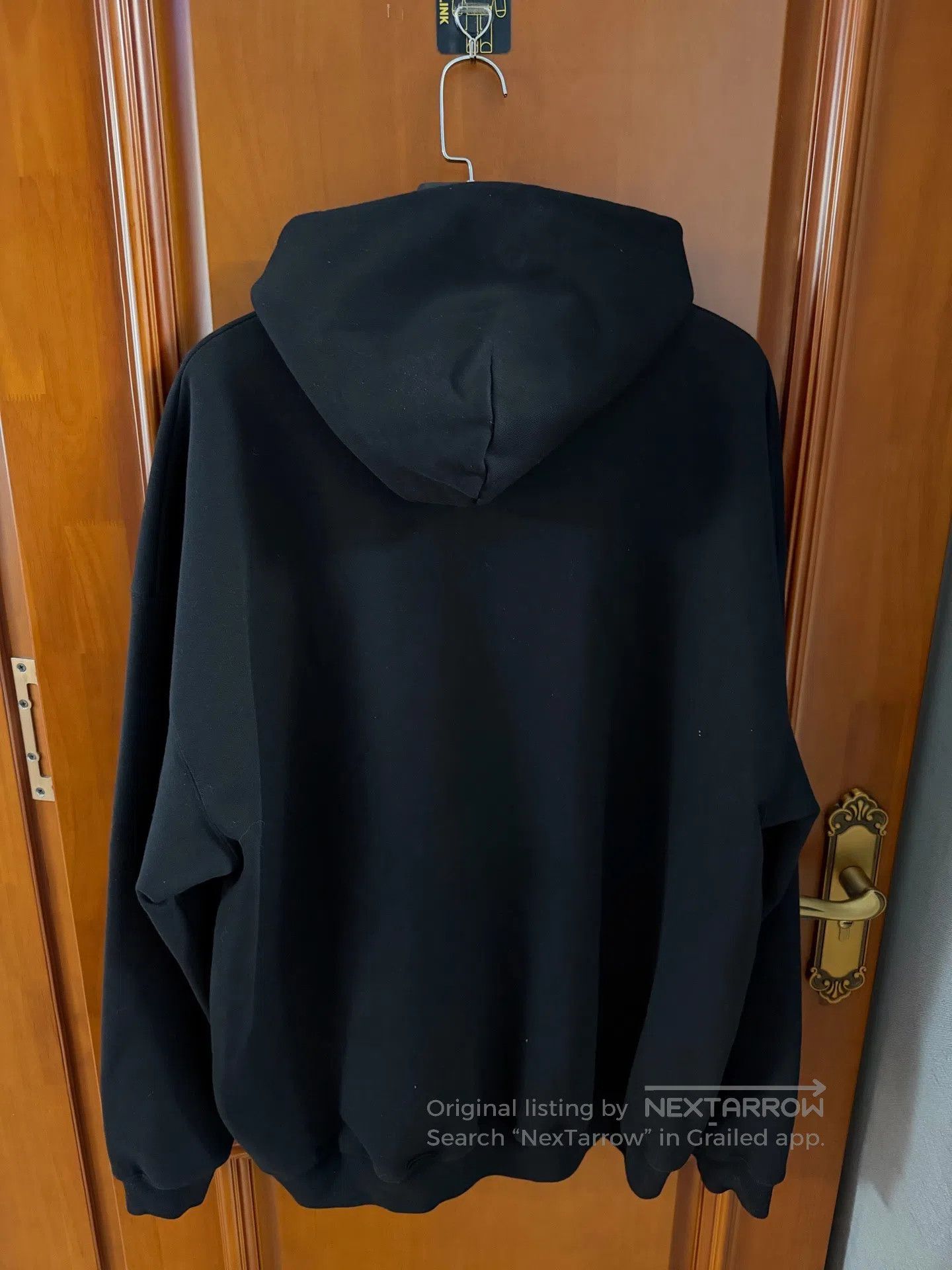 Balenciaga Balenciaga Black hooded sweatshirt with band portrait| Size US XXS / EU 40 - 2 Thumbnail