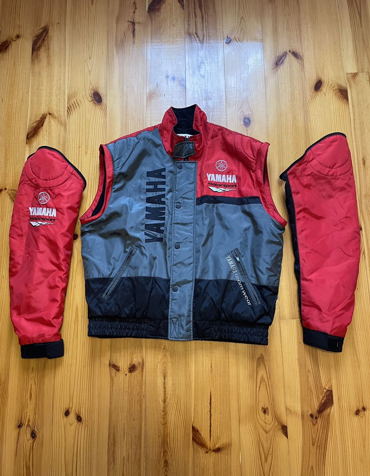 Vintage × Yamaha Yamaha Motorsport Racing Vintage Jacket + Vest 2 in 1 Size US XXL / EU 58 / 5 - 9 Thumbnail