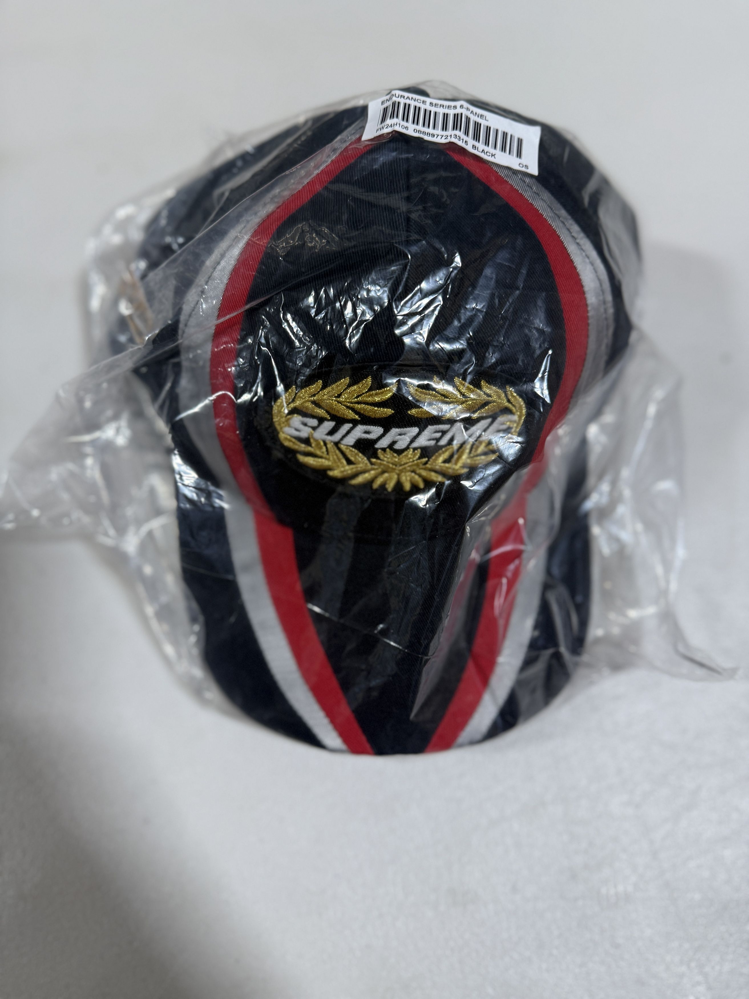 Supreme Supreme Endurance Series 6-Panel Black Sz Adjustable Size ONE SIZE - 4 Thumbnail