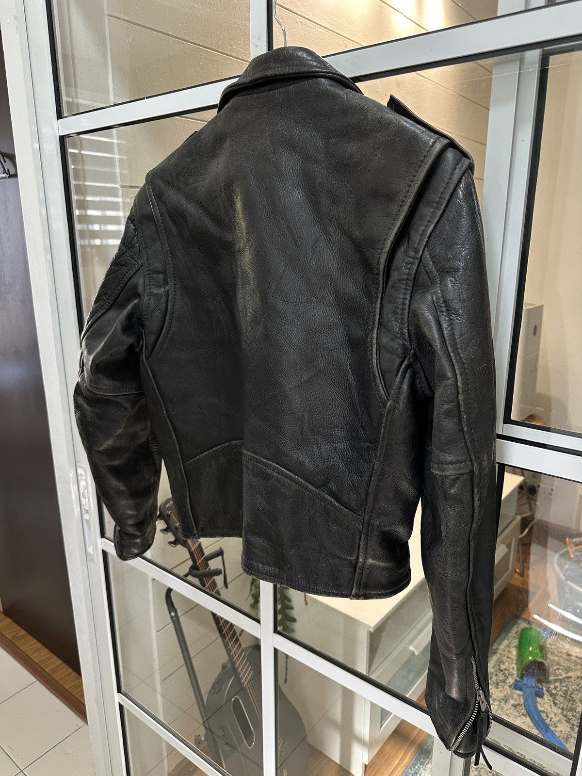First MFG Co. 1980 First Genuine Leather Double Rider Biker Jacket Size US M / EU 48-50 / 2 - 6 Thumbnail