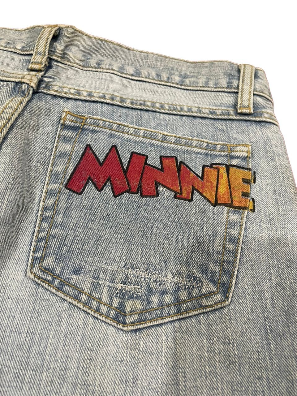 If Six Was Nine × Le Grande Bleu (L.G.B.) Disney x International World Jeans Japan Painter Minnie Jean Size US 32 / EU 48 - 17 Thumbnail