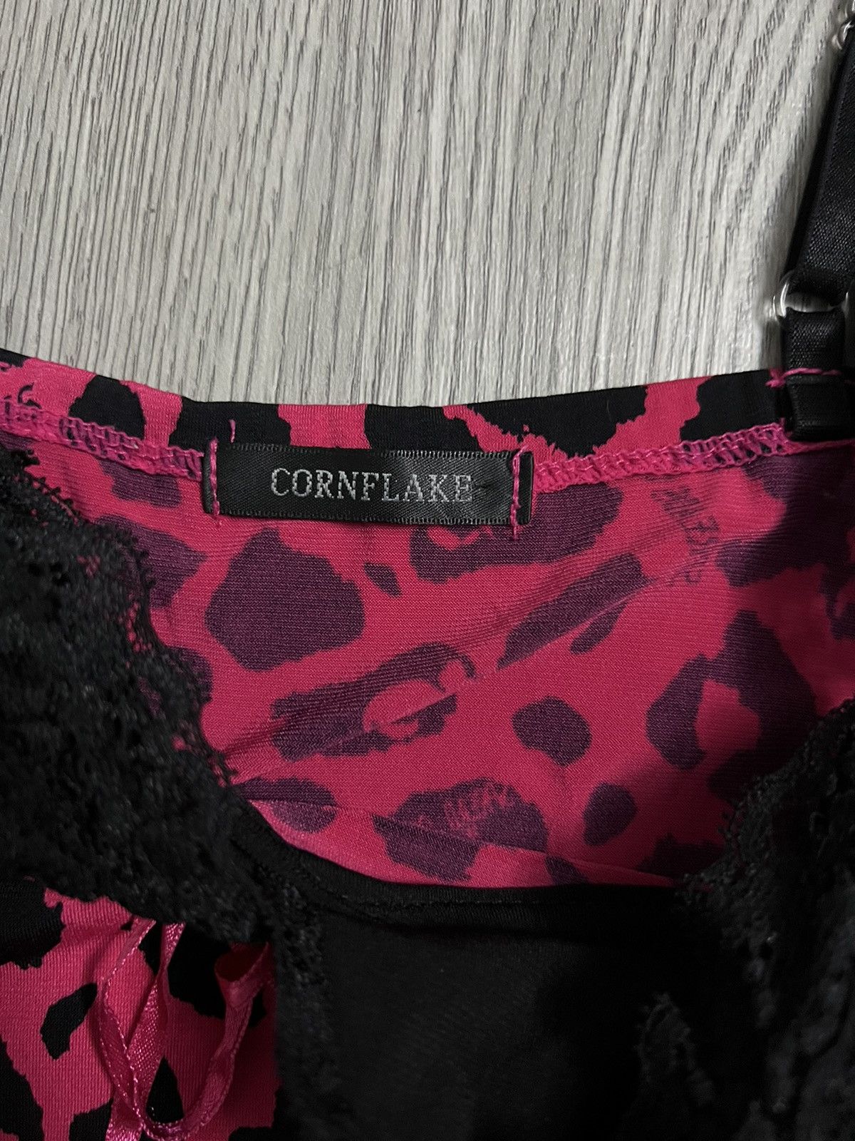 Japanese Brand CORNFLAKE skull leopard camisole 💗☠️ Size L / US 10 / IT 46 - 4 Thumbnail