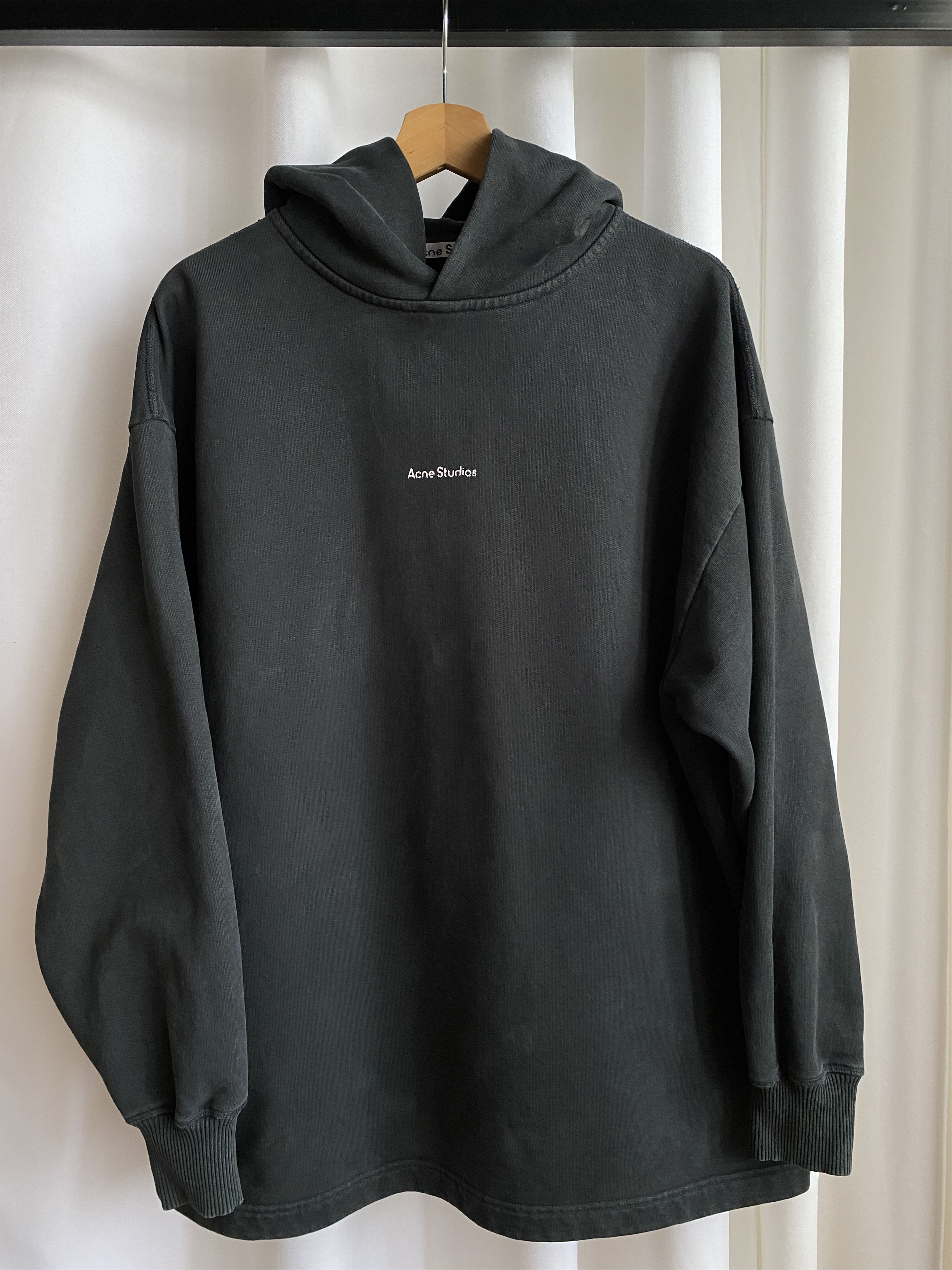 Acne Studios Luxury Logo Oversized Hoodie