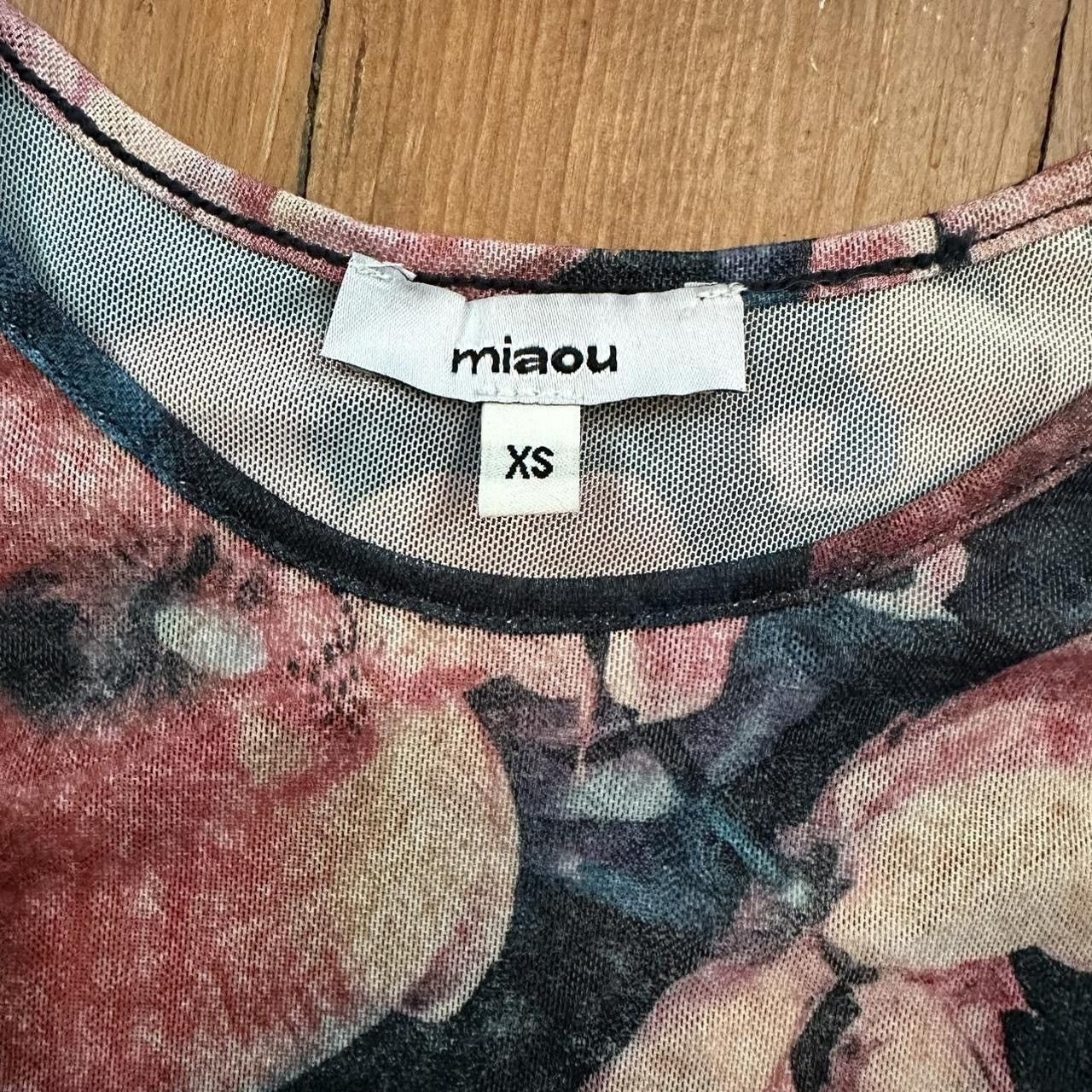 Miaou Miaou mesh long sleeve (xs) Size XS / US 0-2 / IT 36-38 - 3 Thumbnail