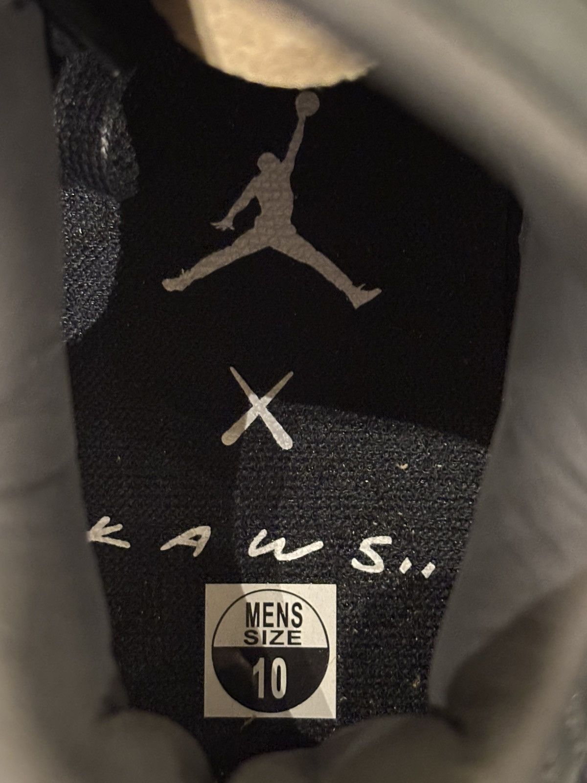 Jordan Brand Jordan 4 Retro ‘Kaws Black’ Size US 10 / EU 43 - 11 Thumbnail