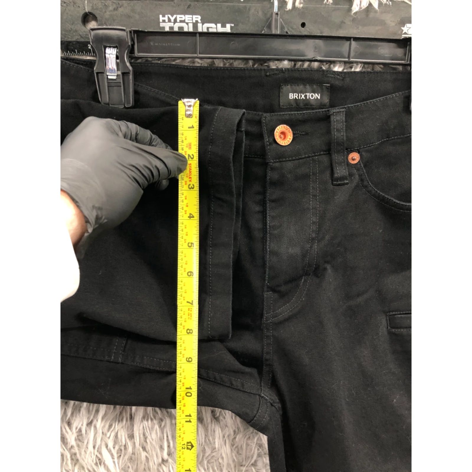 Brixton Brixton Carpenter Jeans Size 28 Womens Dark Wash Black Size 28" / US 6 / IT 42 - 4 Thumbnail