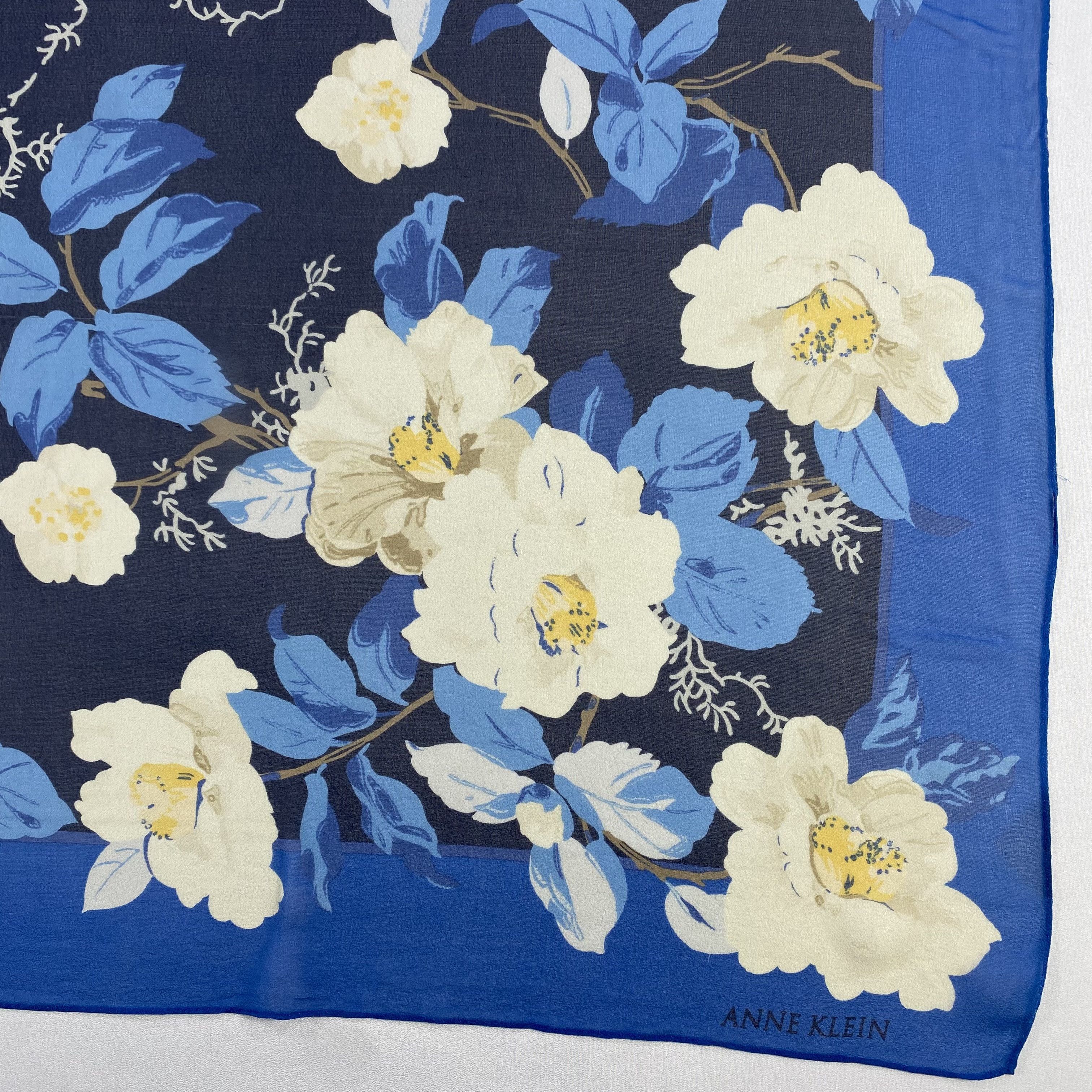 Japanese Brand × Vintage Vintage Anne Klein Silk Scarf SS027 Size ONE SIZE - 3 Thumbnail