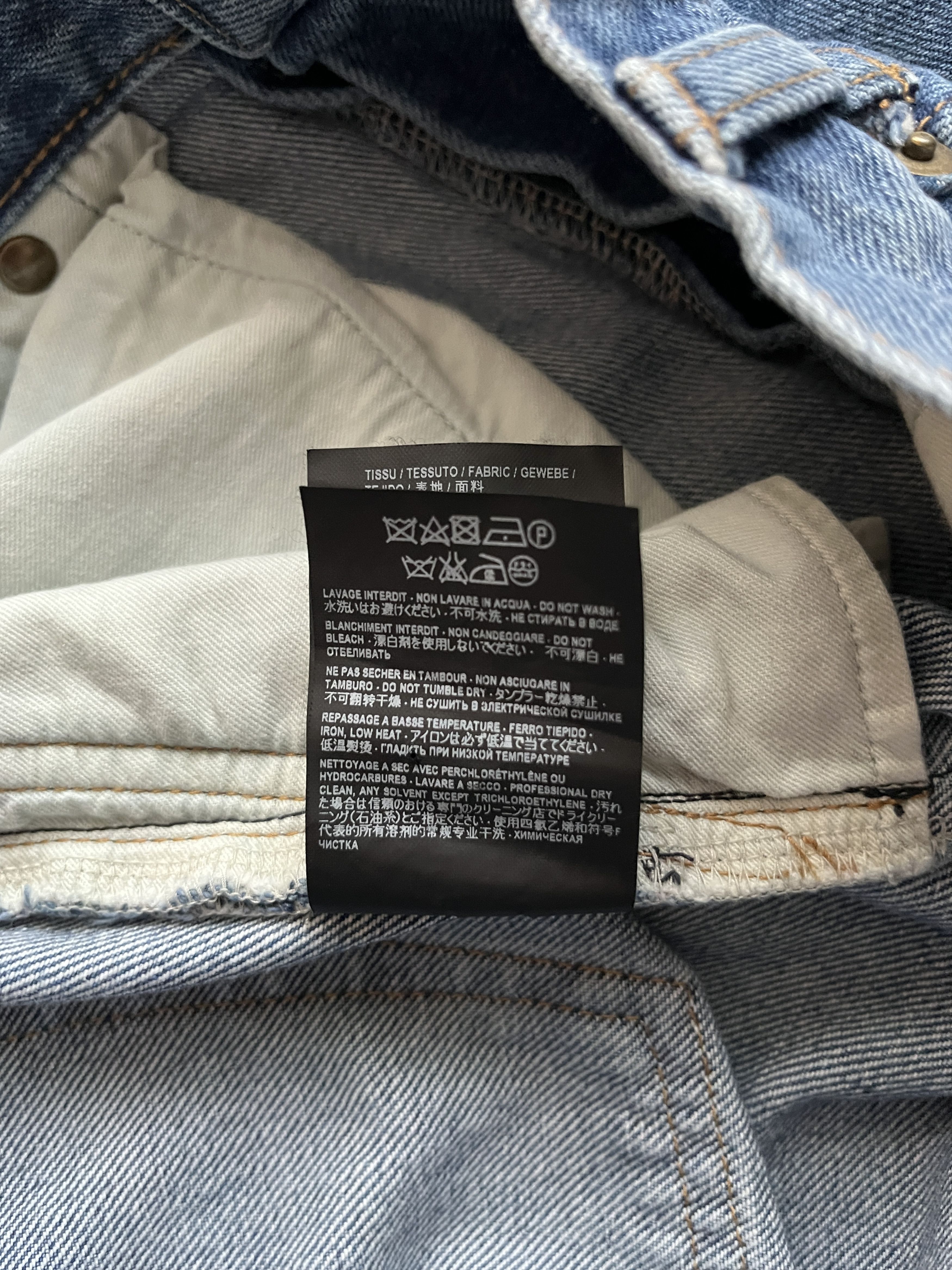 Saint Laurent Paris ⚡️QUICK SALE⚡️2016 Saint Laurent Hedi Slimane Denim Jeans Size US 30 / EU 46 - 5 Thumbnail