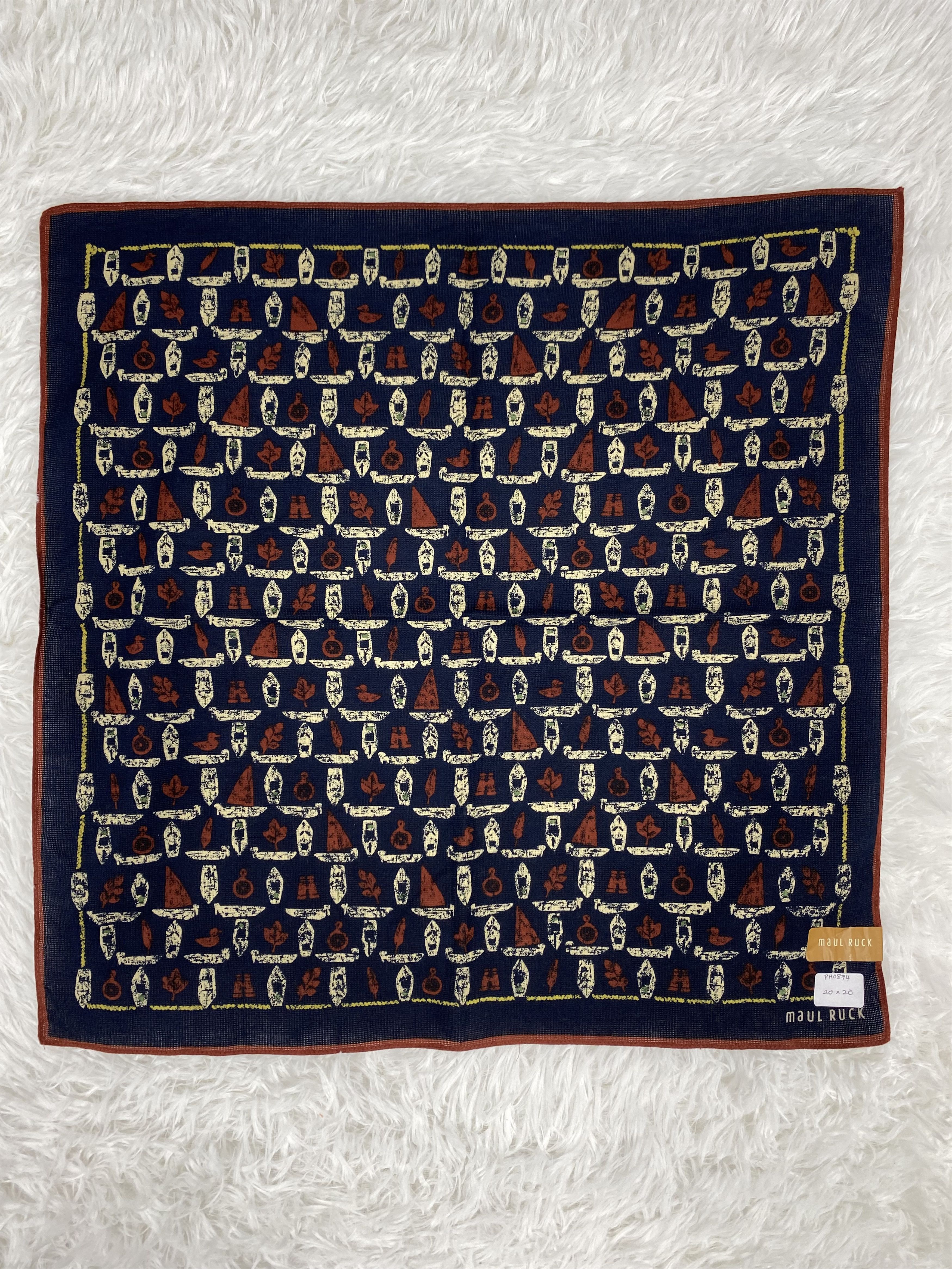 Vintage Vintage Maul Ruck Handkerchief Neckerchief PH0874 Size ONE SIZE - 3 Thumbnail