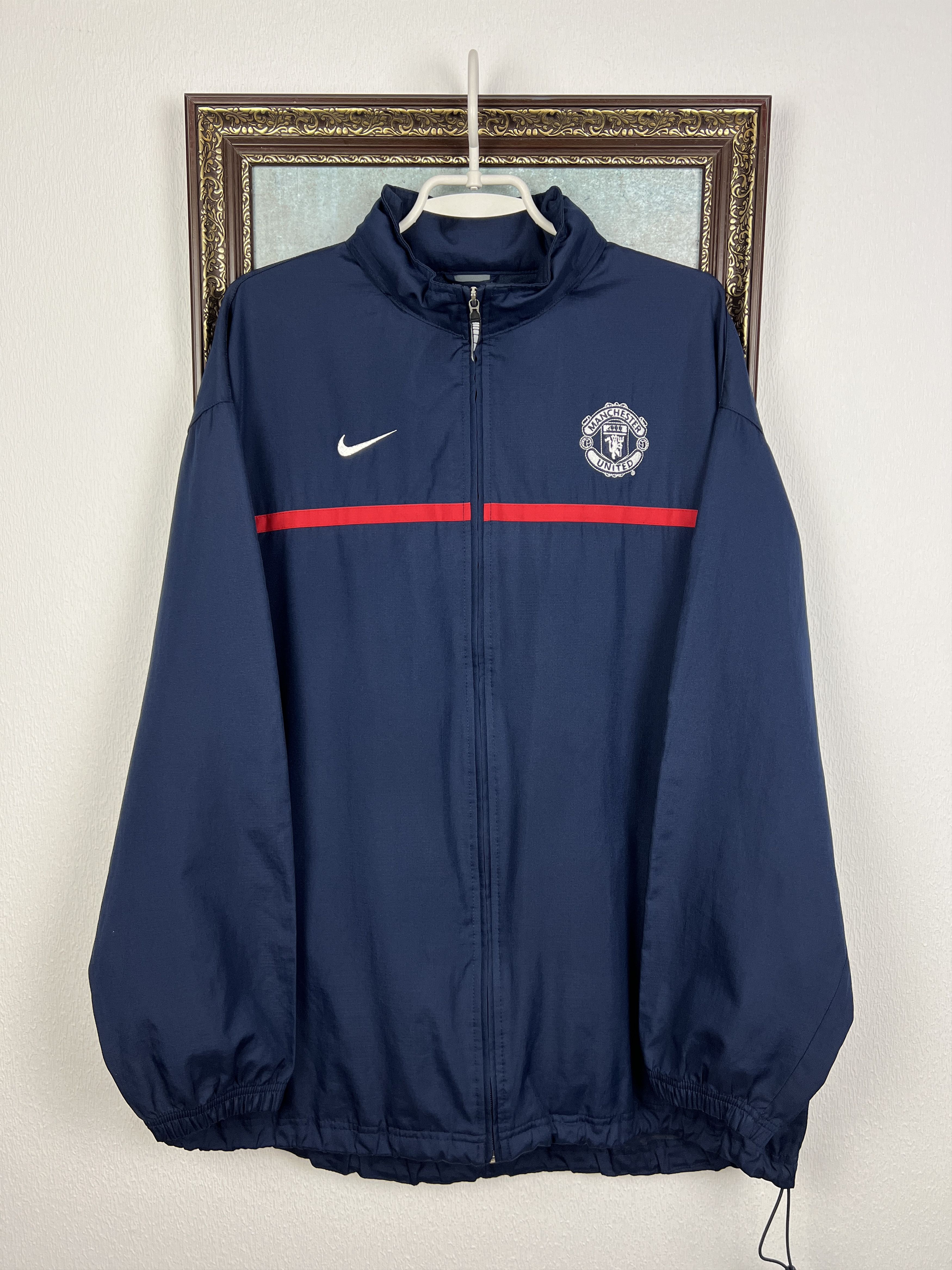 Nike Manchester United Football Jacket Soccer Track Top Hooded Size US XL / EU 56 / 4 - 1 Thumbnail