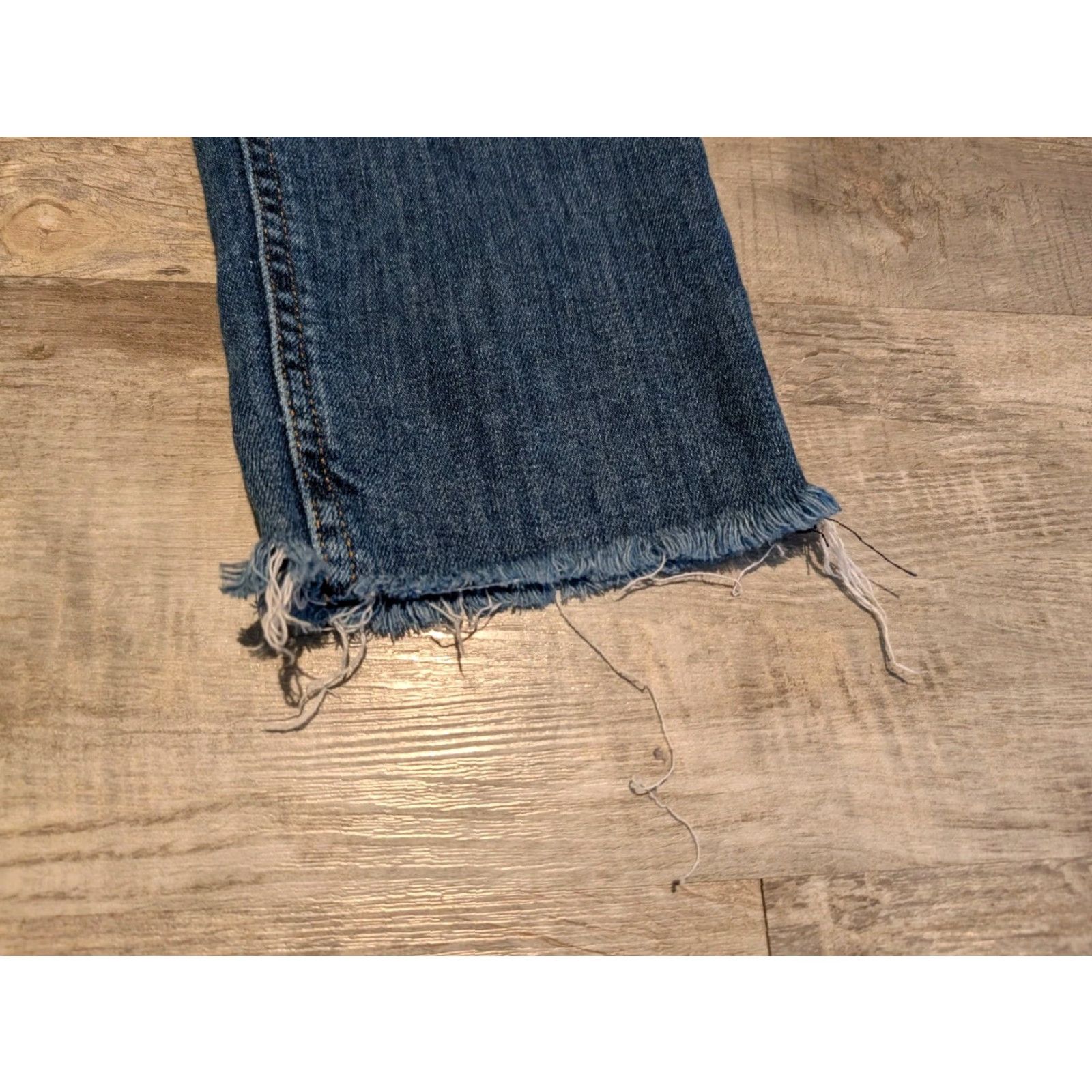 Rag & Bone Rag & Bone Jeans Womens Nina High Rise Ankle Skinny Raw Hem Stretch 29 Blue Denim 5-Pocket Slim Button Zip Womens Jeans Size 29" - 3 Thumbnail