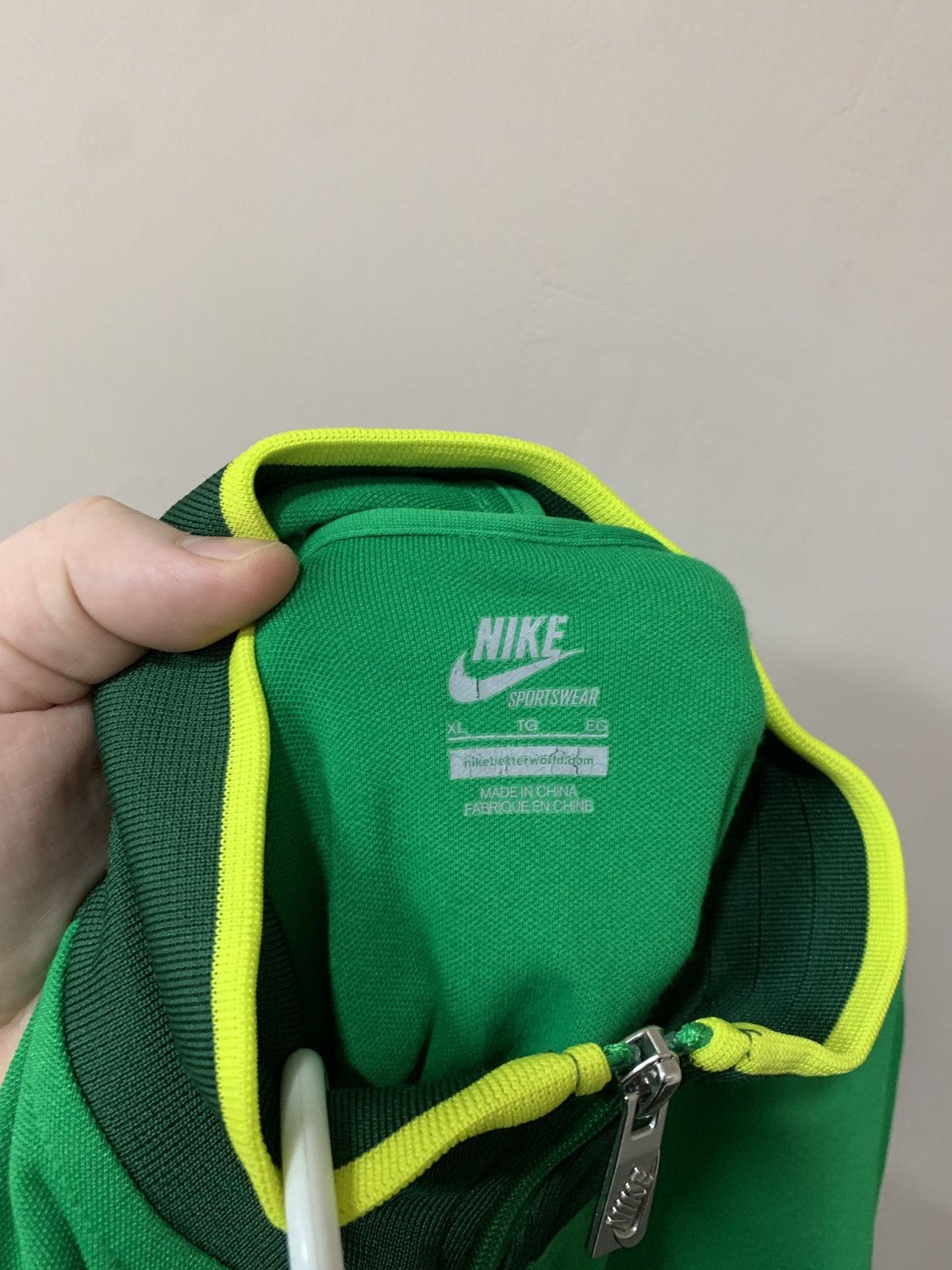 Nike Beijing Guoan Football Zip Jacket Nike Soccer Retro Size M Size US M / EU 48-50 / 2 - 9 Thumbnail