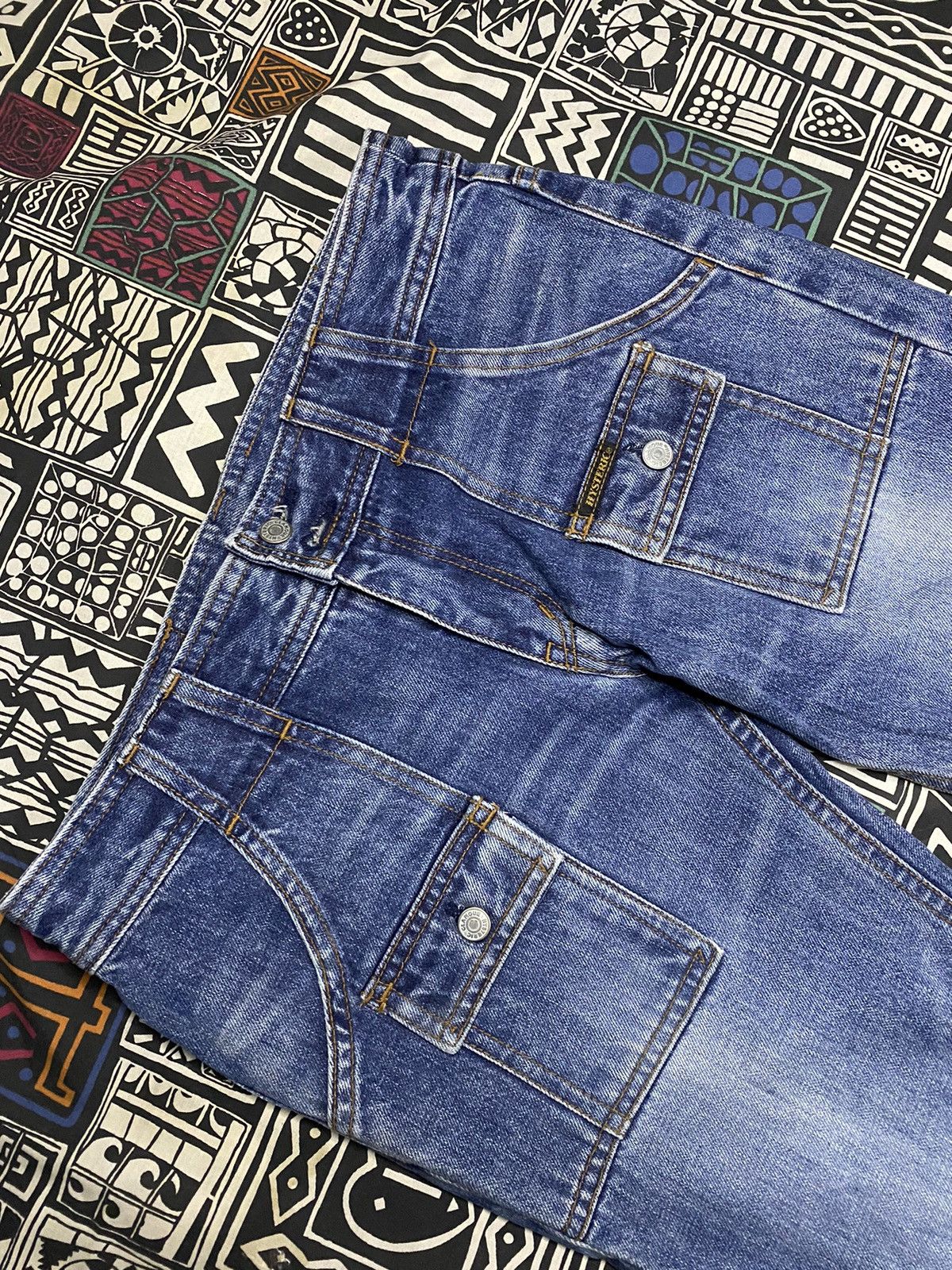 Hysteric Glamour × Japanese Brand Hysteric Glamour Kinky Flare Pocket Jeans Pants Size US 31 - 2 Thumbnail