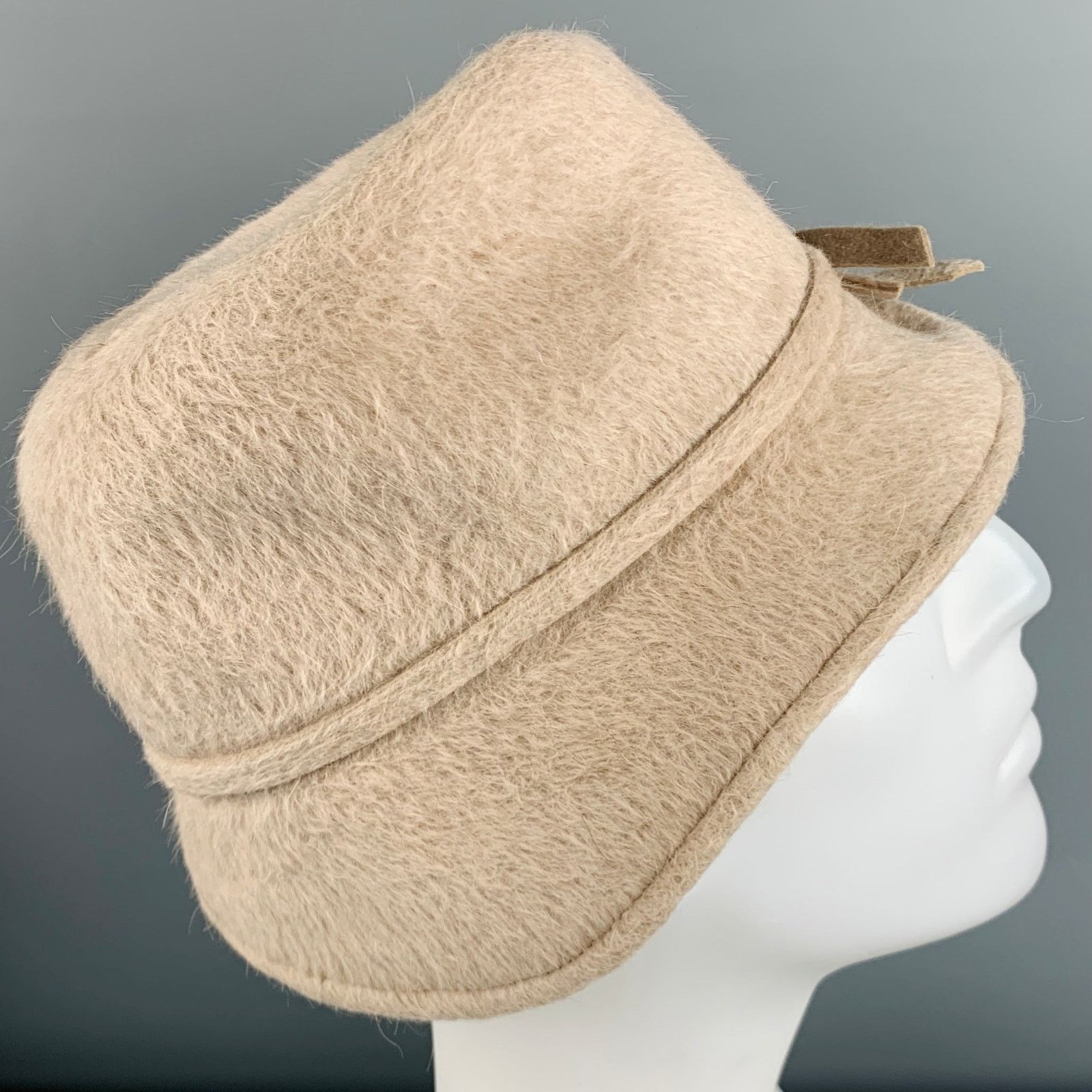 Other JENNIFER QUELLETTE Beige Bow Hat Size ONE SIZE - 3 Thumbnail