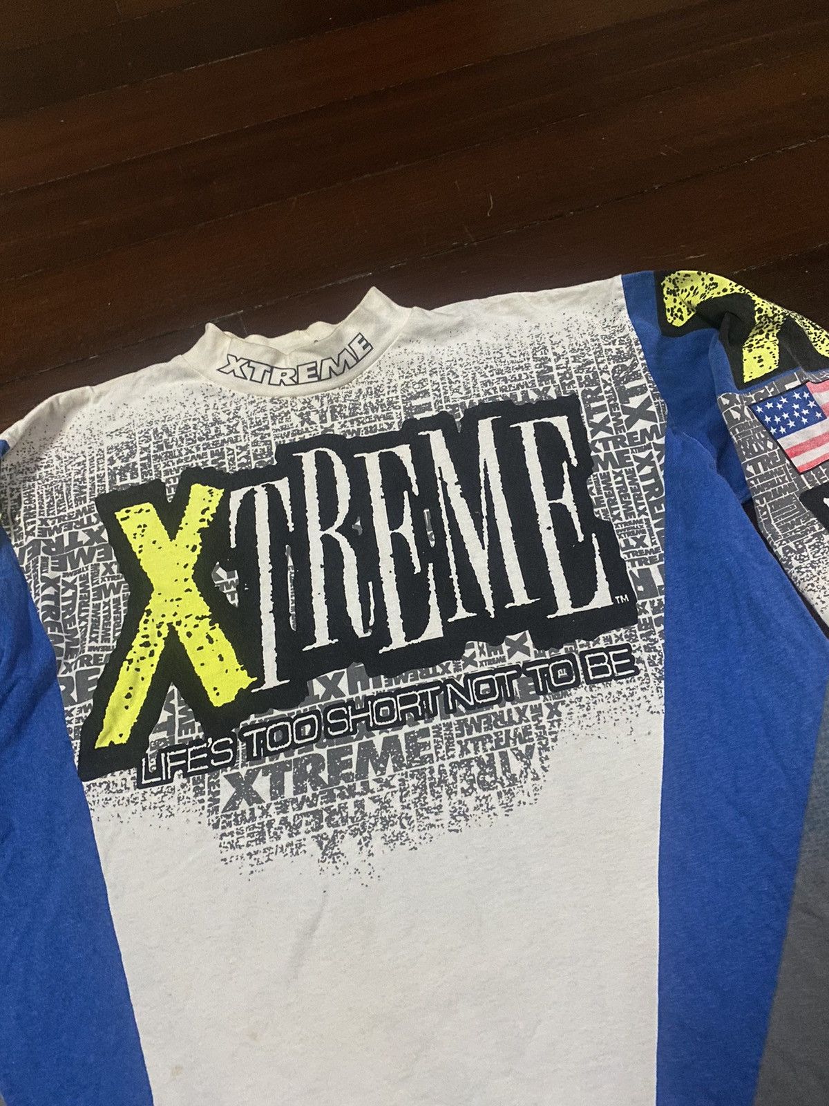 Vintage FIRE 🔥 VINTAGE 90s XTREME LIFES TOO SHORT NOT TO BE Size US M / EU 48-50 / 2 - 1 Thumbnail