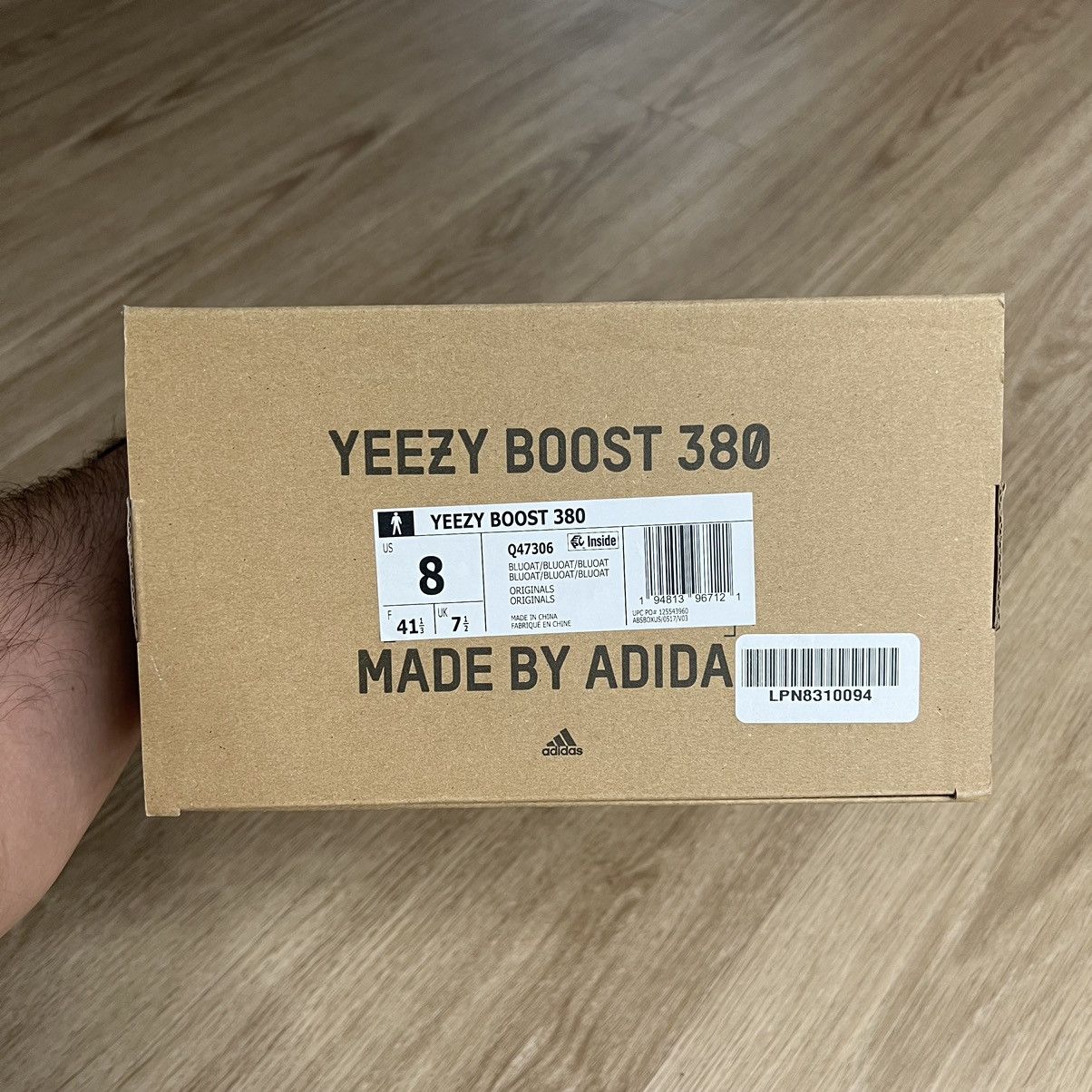 Adidas Adidas Yeezy Boost 380 Blue Oat Size US 8 / EU 41 - 9 Thumbnail