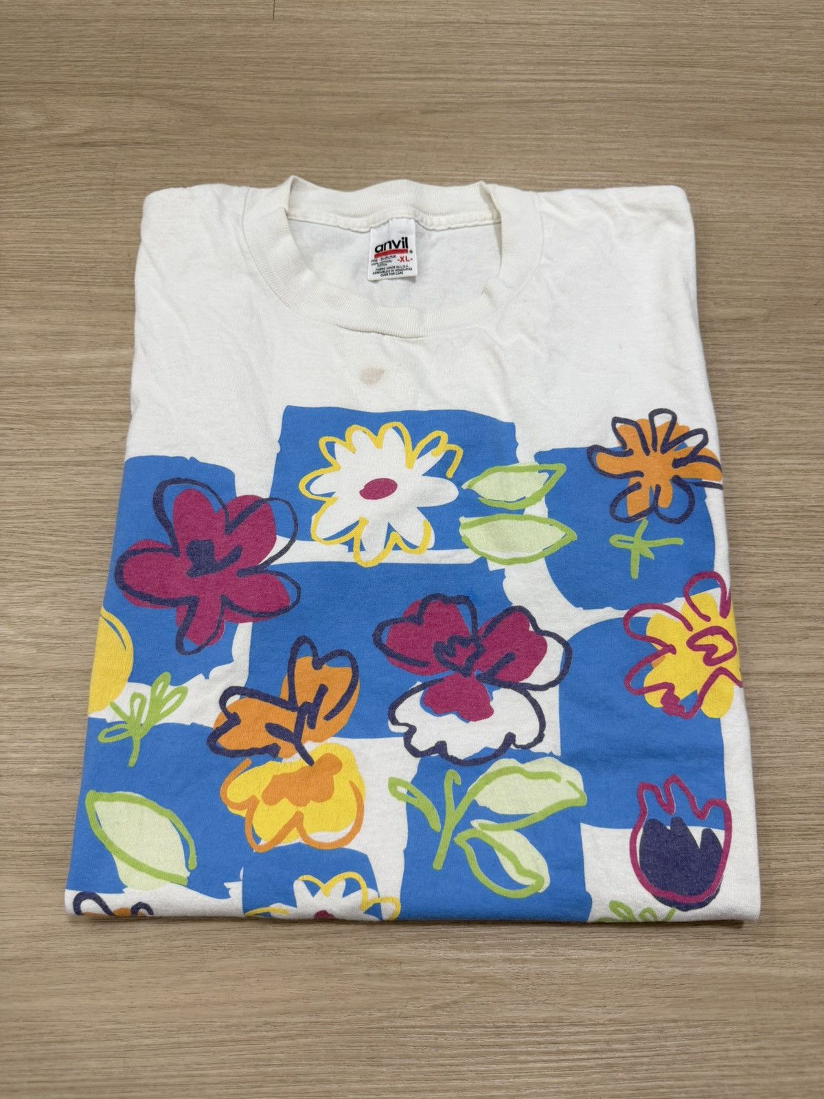 Other Vintage flower t-shirt Size US XL / EU 56 / 4 - 3 Thumbnail
