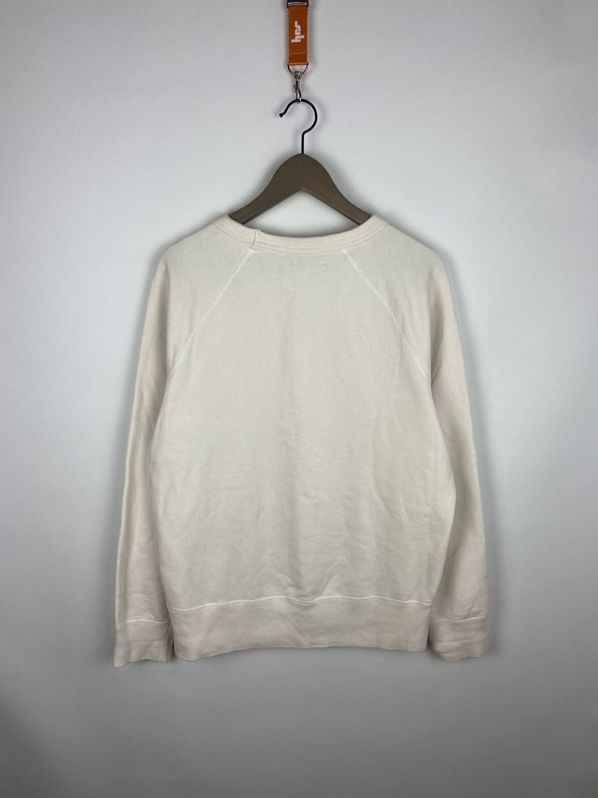 Acne Studios Acne Studios White Men's College Print Sweatshirt Sz S Size US S / EU 44-46 / 1 - 2 Thumbnail