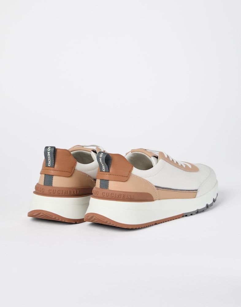 Brunello Cucinelli o1w1db10925 Pair Of Sneakers in White/Beige Size US 10 / EU 43 - 3 Thumbnail