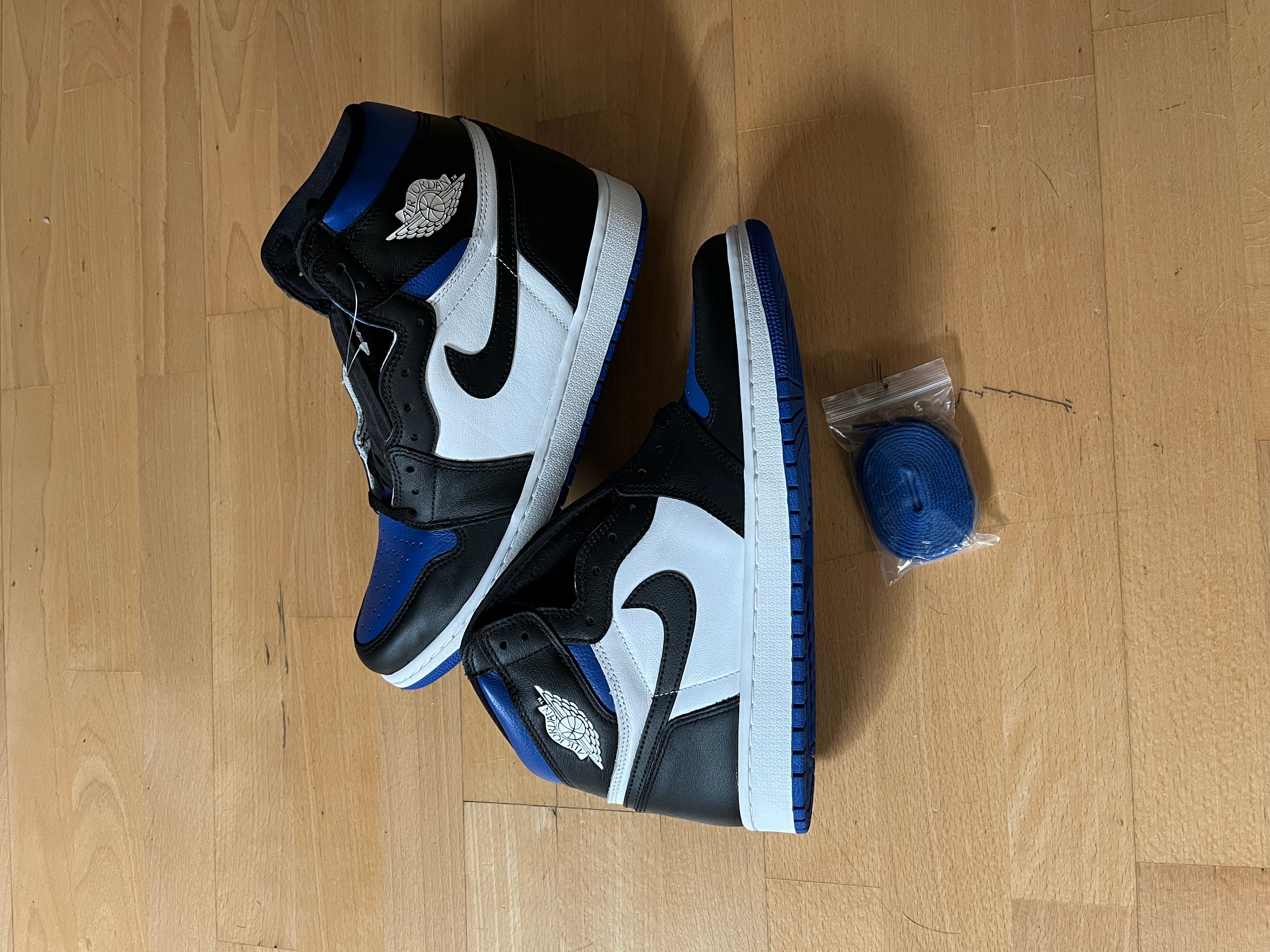 Pre-owned Jordan Nike Jordan 1 Retro High Royal Toe 2020 Shoes In Royal Blue