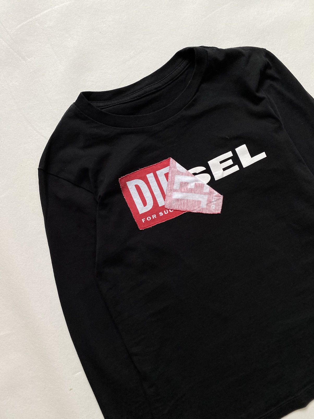 Diesel Diesel Black Long-Sleeve Big Logo Size XS / US 0-2 / IT 36-38 - 4 Thumbnail