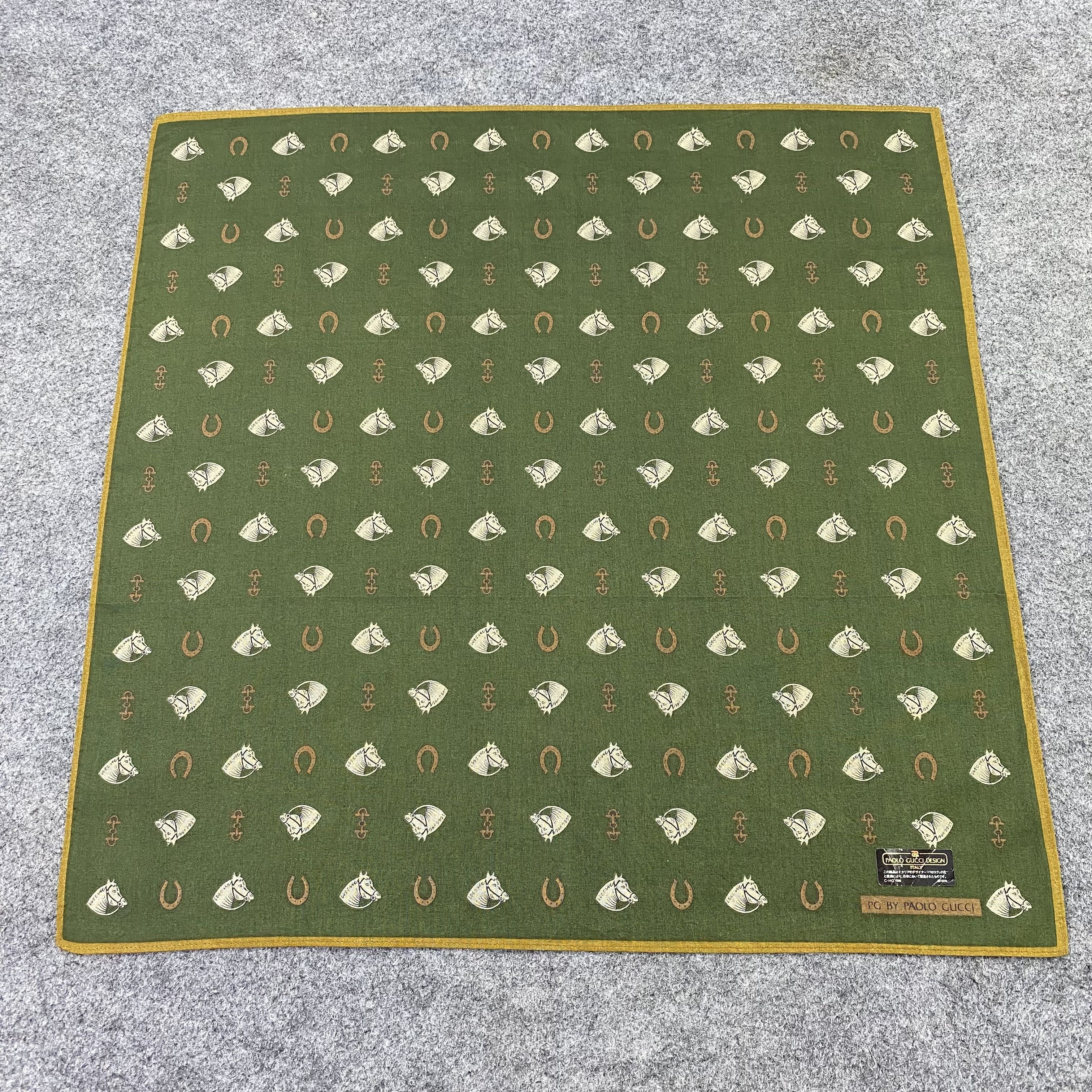 Paolo Gucci Paolo Gucci Handkerchief / Bandana / Neckerchief-B1515 Size ONE SIZE - 3 Thumbnail