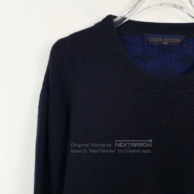 Louis Vuitton Louis Vuitton Black Cashmere Sweater for Men . Size US XXL / EU 58 / 5 - 3 Thumbnail