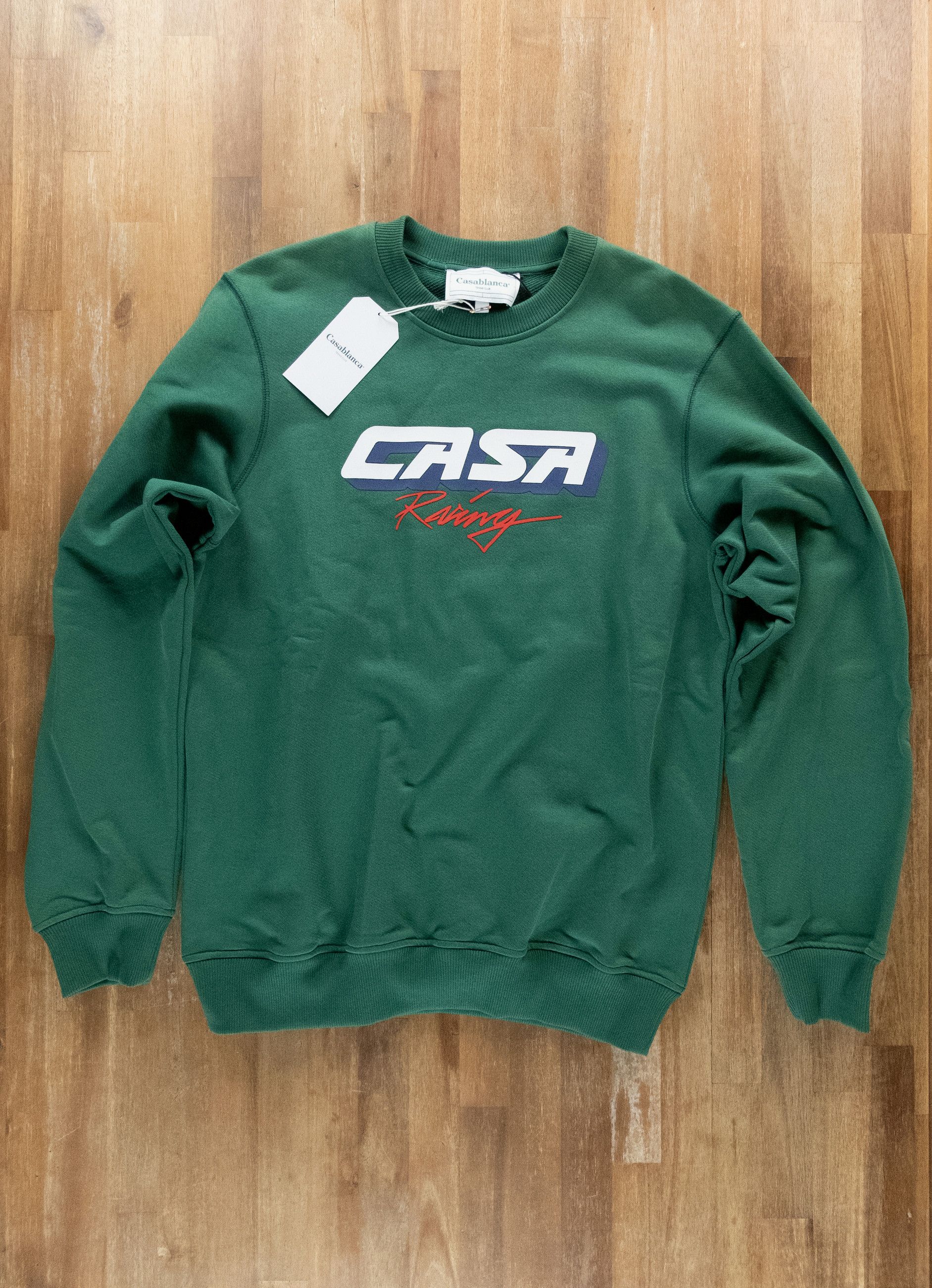 Casablanca CASABLANCA Casa Racing 3D green sweatshirt Medium q Size US M / EU 48-50 / 2 - 1 Thumbnail