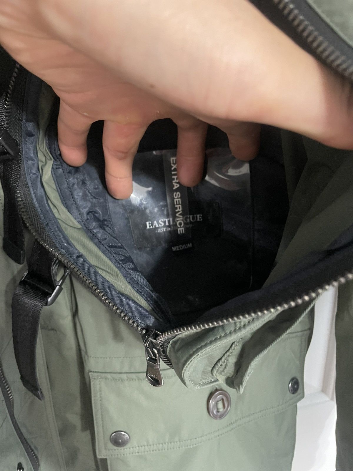 EASTLOGUE Mountain Ranger Parka Olive Green Tactical Pack Chest Rig Size US M / EU 48-50 / 2 - 15 Thumbnail