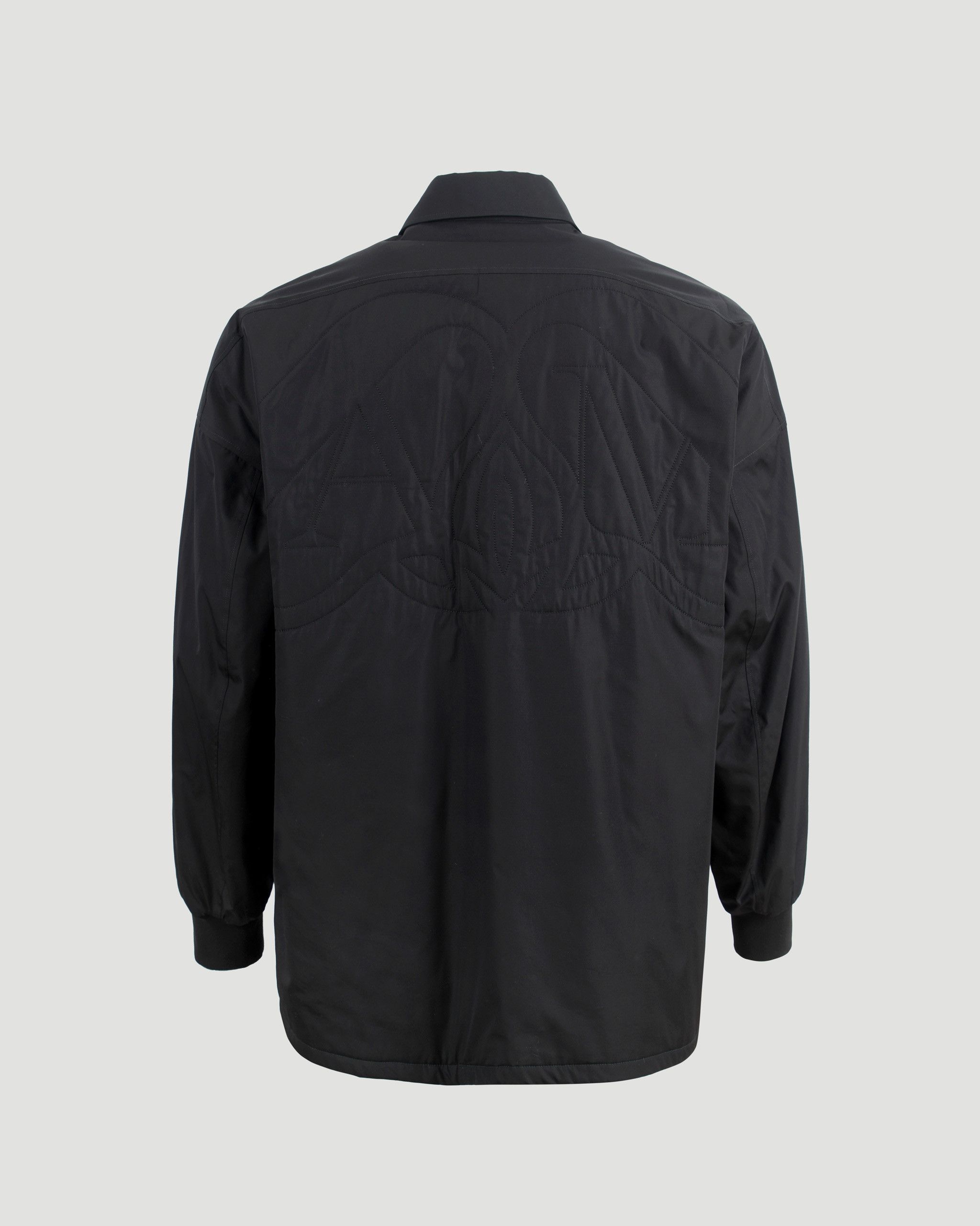 Alexander McQueen o1w1db10725 Seal Logo Shirt in Black Size US XL / EU 56 / 4 - 4 Thumbnail