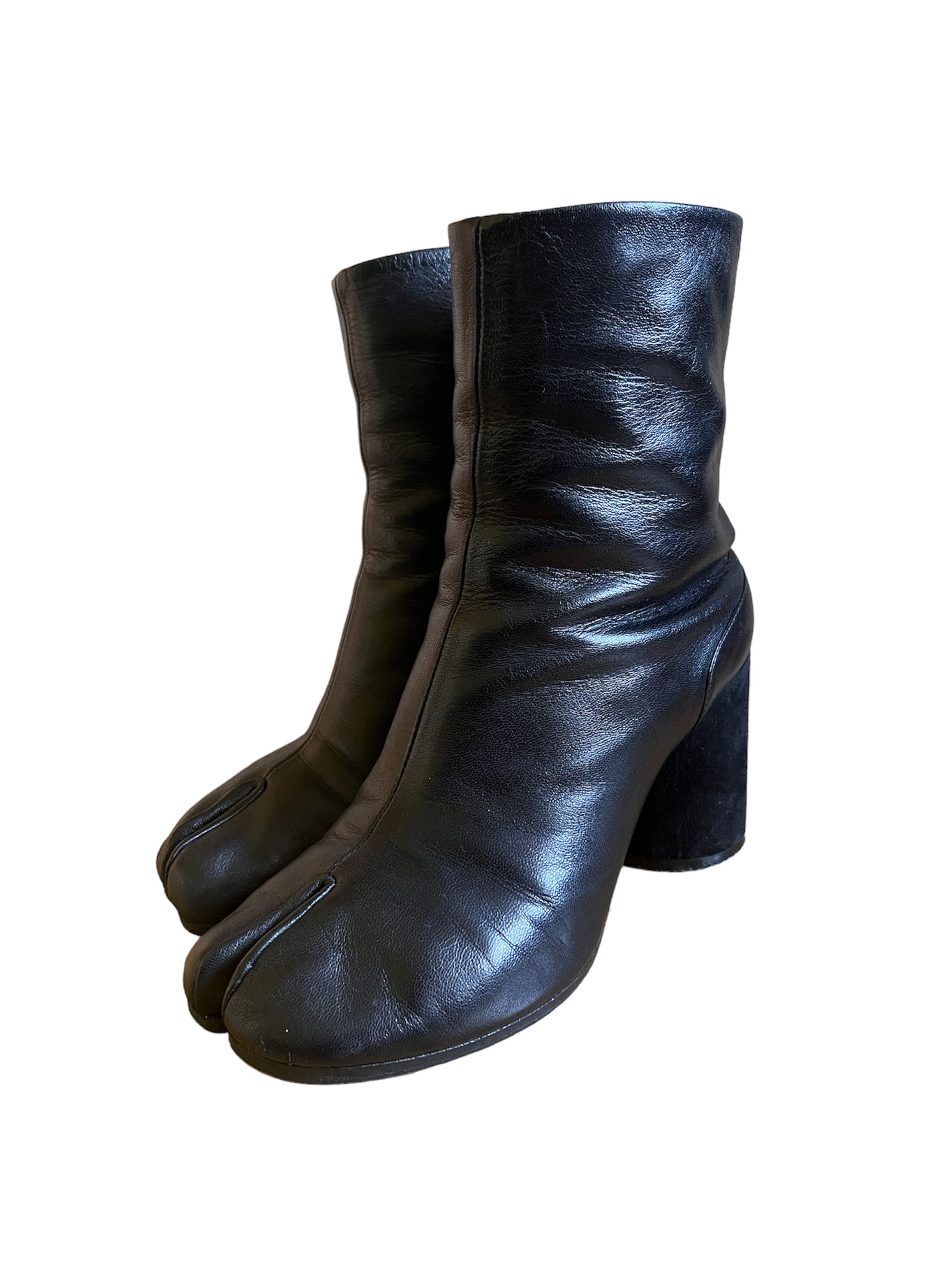 image of Maison Margiela Tabi Ankle Boots in Black, Women's (Size 7)