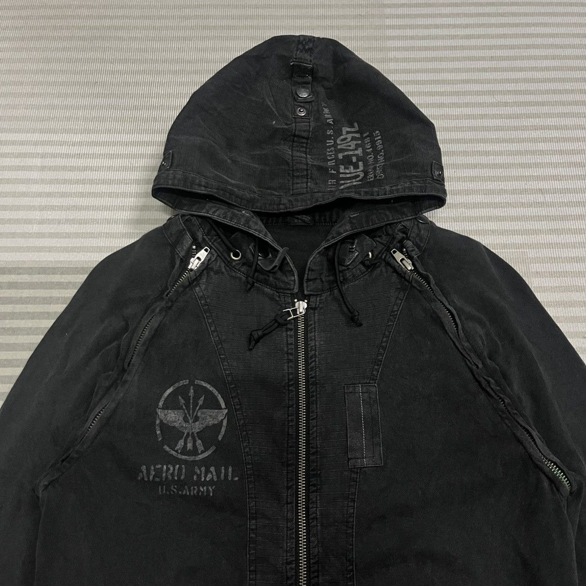 Avirex Vintage Avirex U.S Army Detachable Sleeve Hooded Vest/Jacket Size US M / EU 48-50 / 2 - 5 Thumbnail
