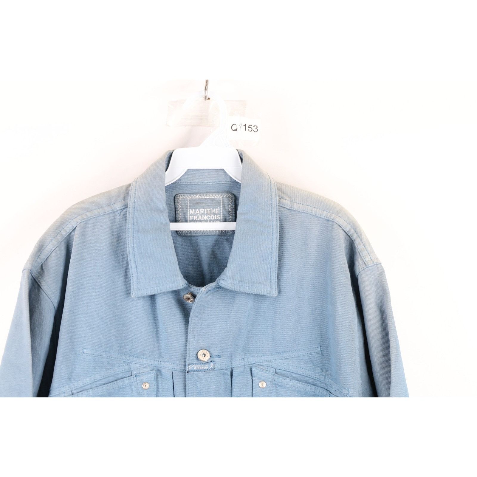 Marithe + Francois Girbaud NOS Vintage 90s Marithe Francois Girbaud Denim Jacket Size US L / EU 52-54 / 3 - 2 Thumbnail