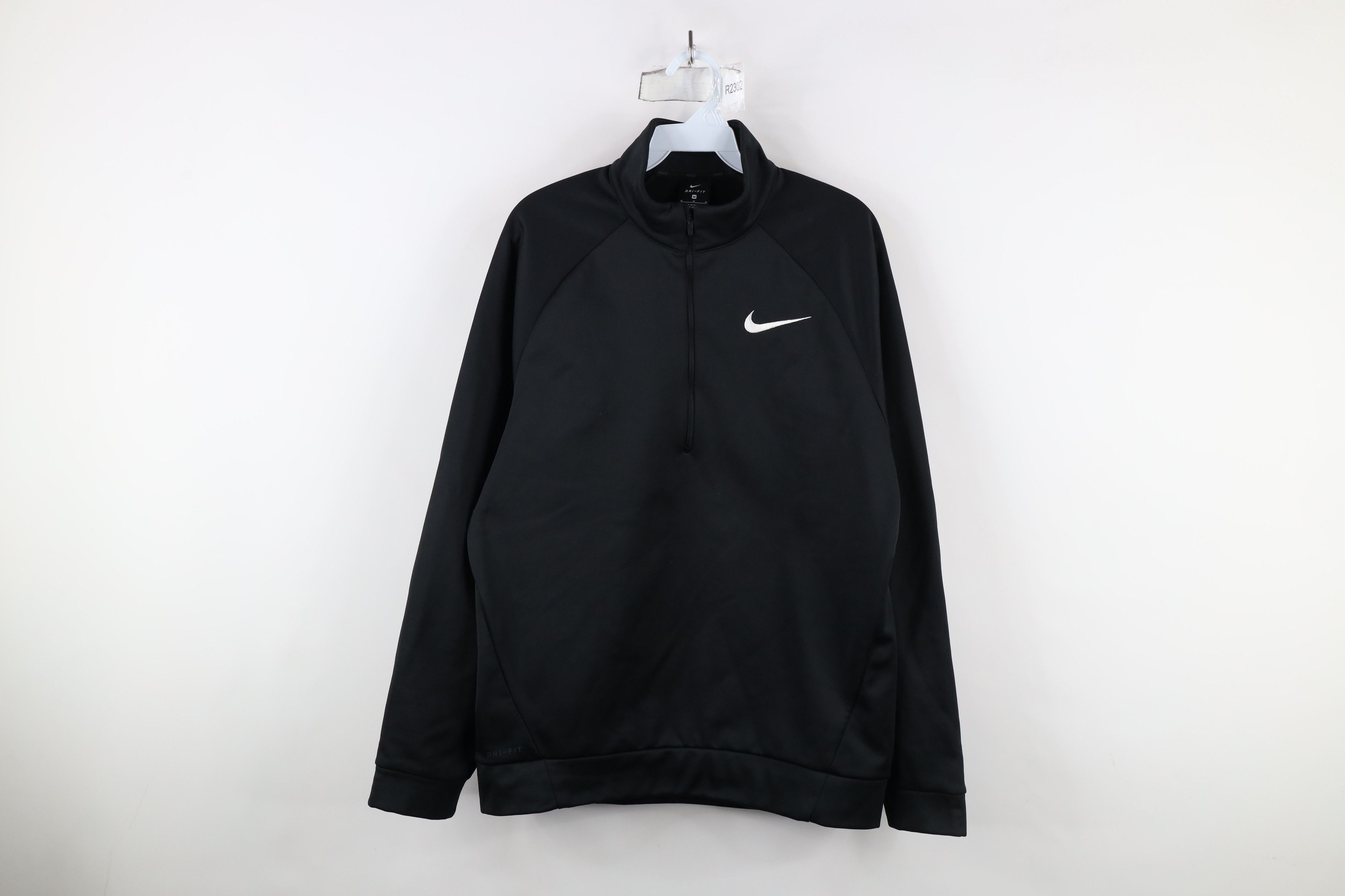 Nike × Vintage Vintage Nike Mini Swoosh Fleece Lined Half Zip Sweatshirt Size US M / EU 48-50 / 2 - 1 Thumbnail