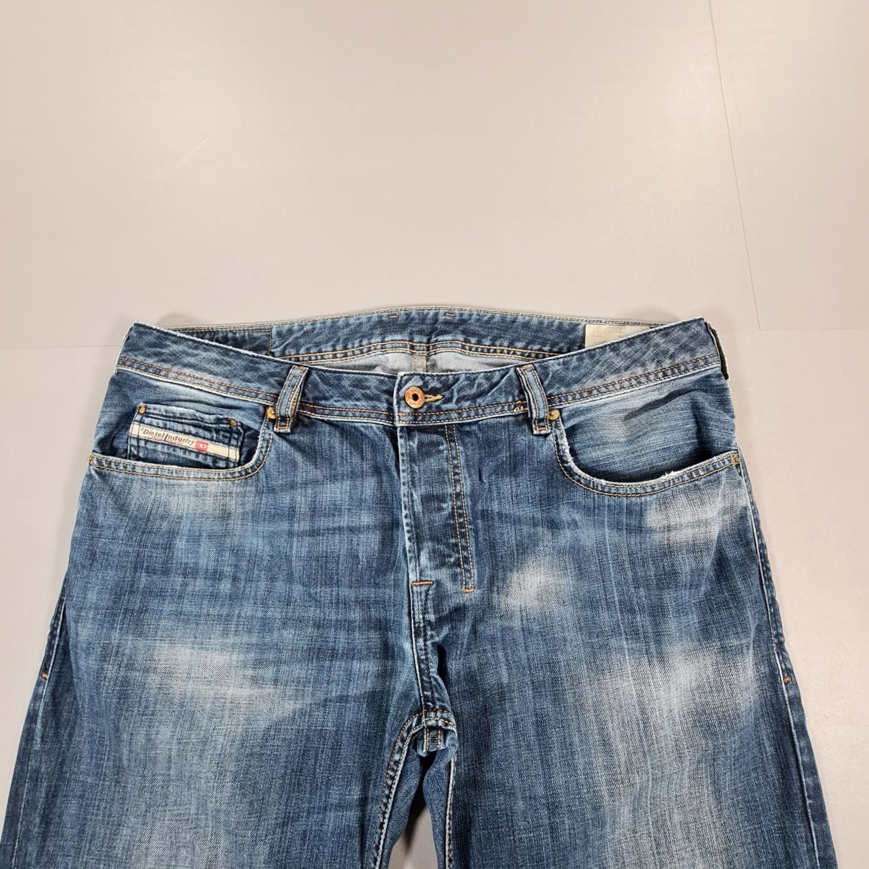 Diesel Diesel Jeans Mens W36 L32 Blue Regular Bootcut Denim Size US 36 / EU 52 - 2 Thumbnail