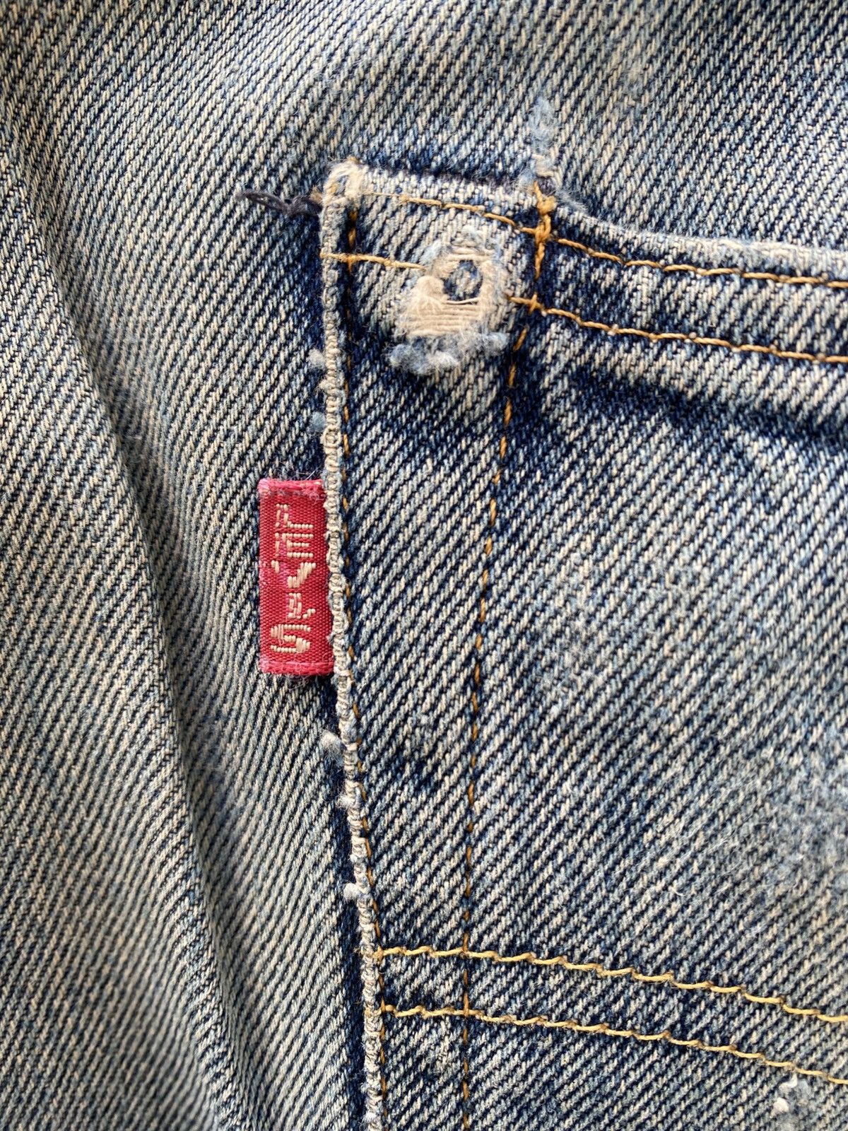 Levi's × Levi's Vintage Clothing × Vintage W31x33 Vintage levi's 501xx redline big E made in USA Size US 31 - 8 Thumbnail