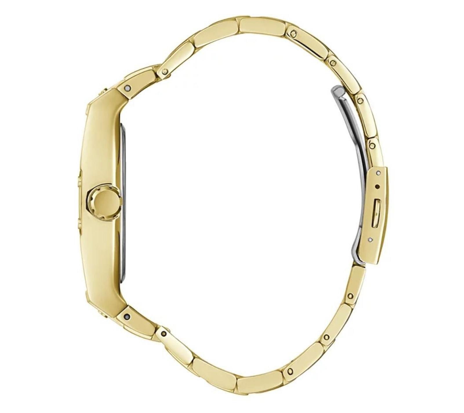Guess GUESS Men's Phoenix 43mm Gold Tone Black Dial Quartz Watch Size ONE SIZE - 5 Thumbnail