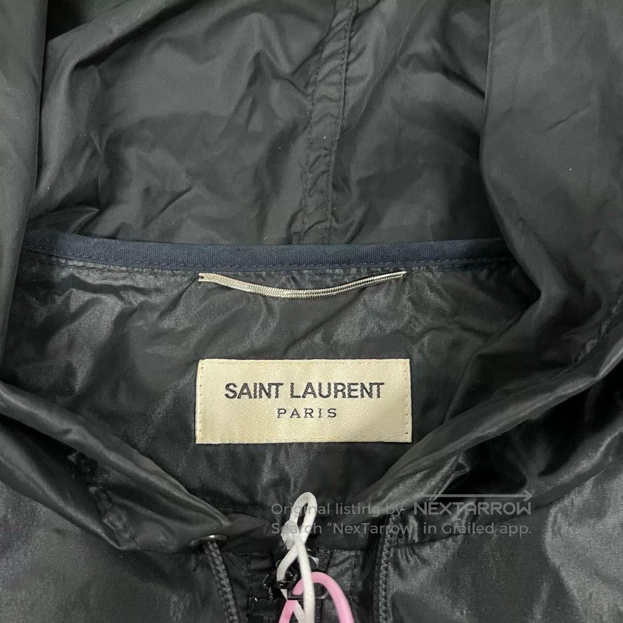 Saint Laurent Paris Saint Laurent Men's Embroidered Y Windproof Jacket. Size US M / EU 48-50 / 2 - 5 Thumbnail