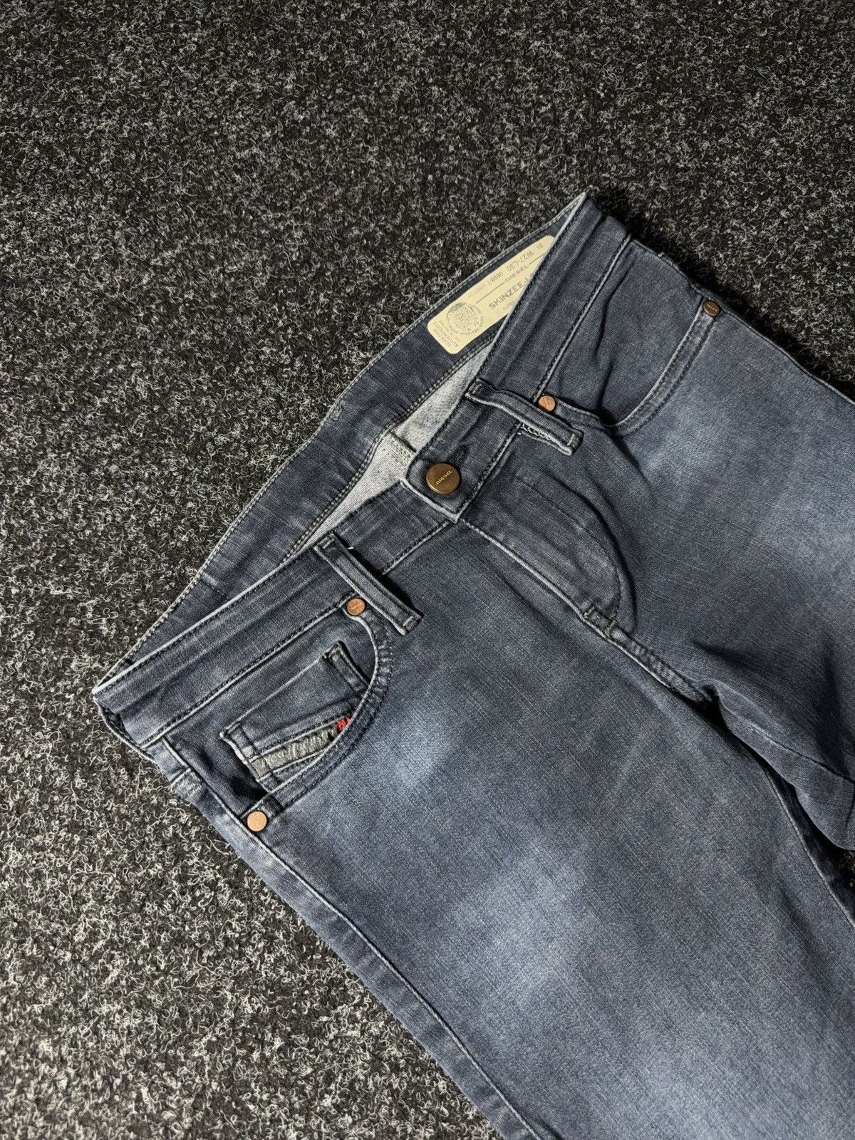 Diesel × If Six Was Nine × Vintage Vintage 90s Y2K Diesel Industry Jeans skinny pants Size 27" / US 4 / IT 40 - 6 Thumbnail