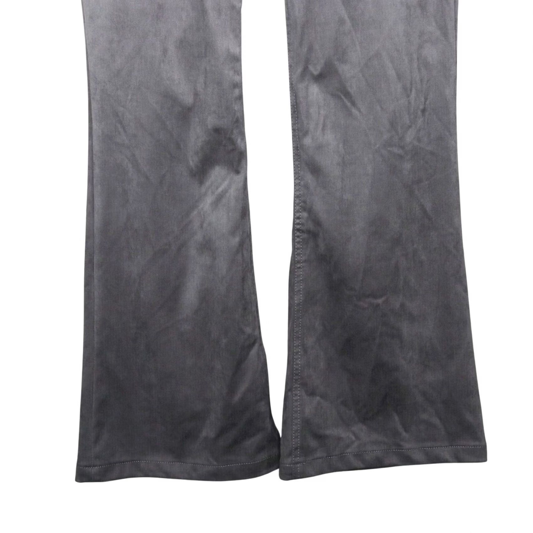 Gap Gap Jeans Womens Size 12 Gray Vegan Suede 70s Flare High Rise 31.5" Inseam NWT Size 34" / US 12 / IT 48 - 4 Thumbnail