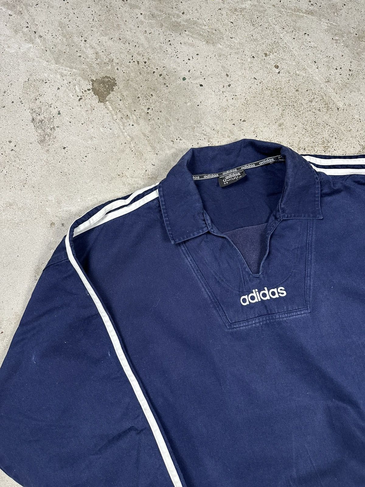 Adidas Vintage 90s Adidas Boxy Training Top Light Jacket Big Logo Size US XL / EU 56 / 4 - 5 Thumbnail