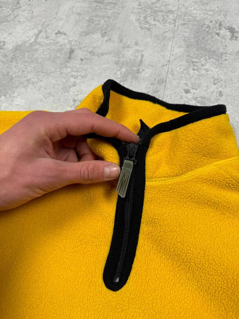 Nike Vintage Nike 1/4 Zip Yellow Fleece Size S Size US S / EU 44-46 / 1 - 7 Thumbnail