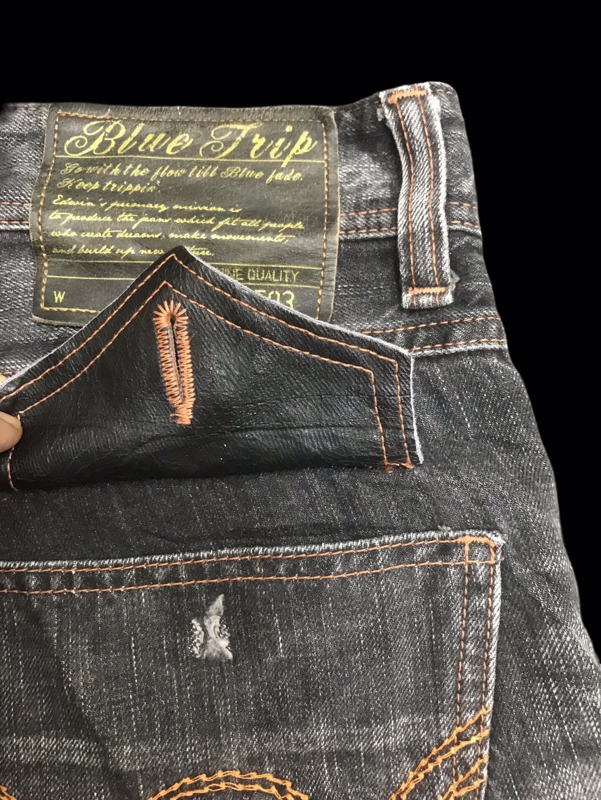 Edwin 💥ARCHIVAL💥EDWIN 503 Regular Insane Fades Denim F423 Size US 32 / EU 48 - 12 Thumbnail
