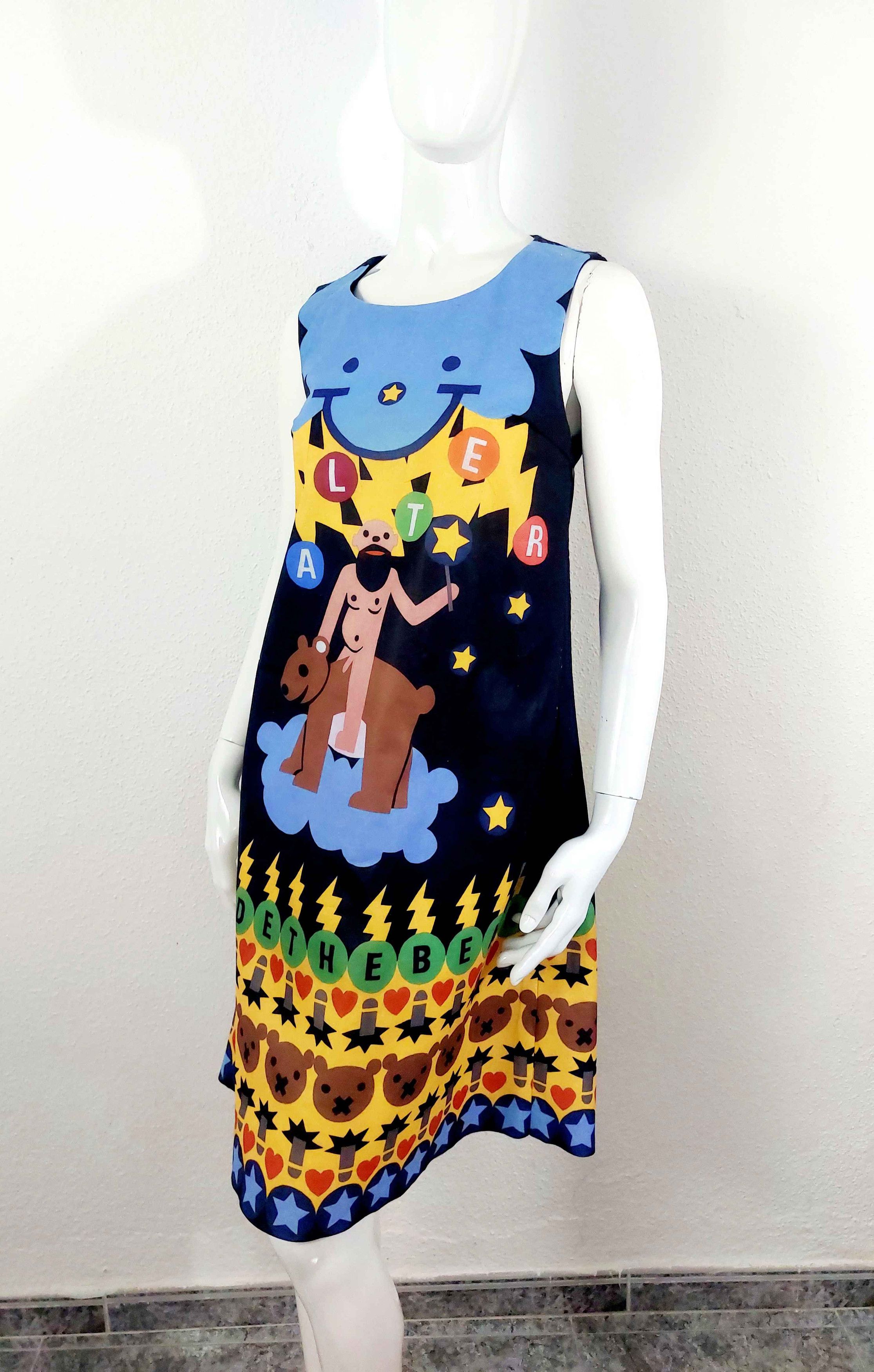Walter Van Beirendonck Walter Van Beirendonck W&LT Momu Bear Paper Dress Size M / US 6-8 / IT 42-44 - 12 Thumbnail