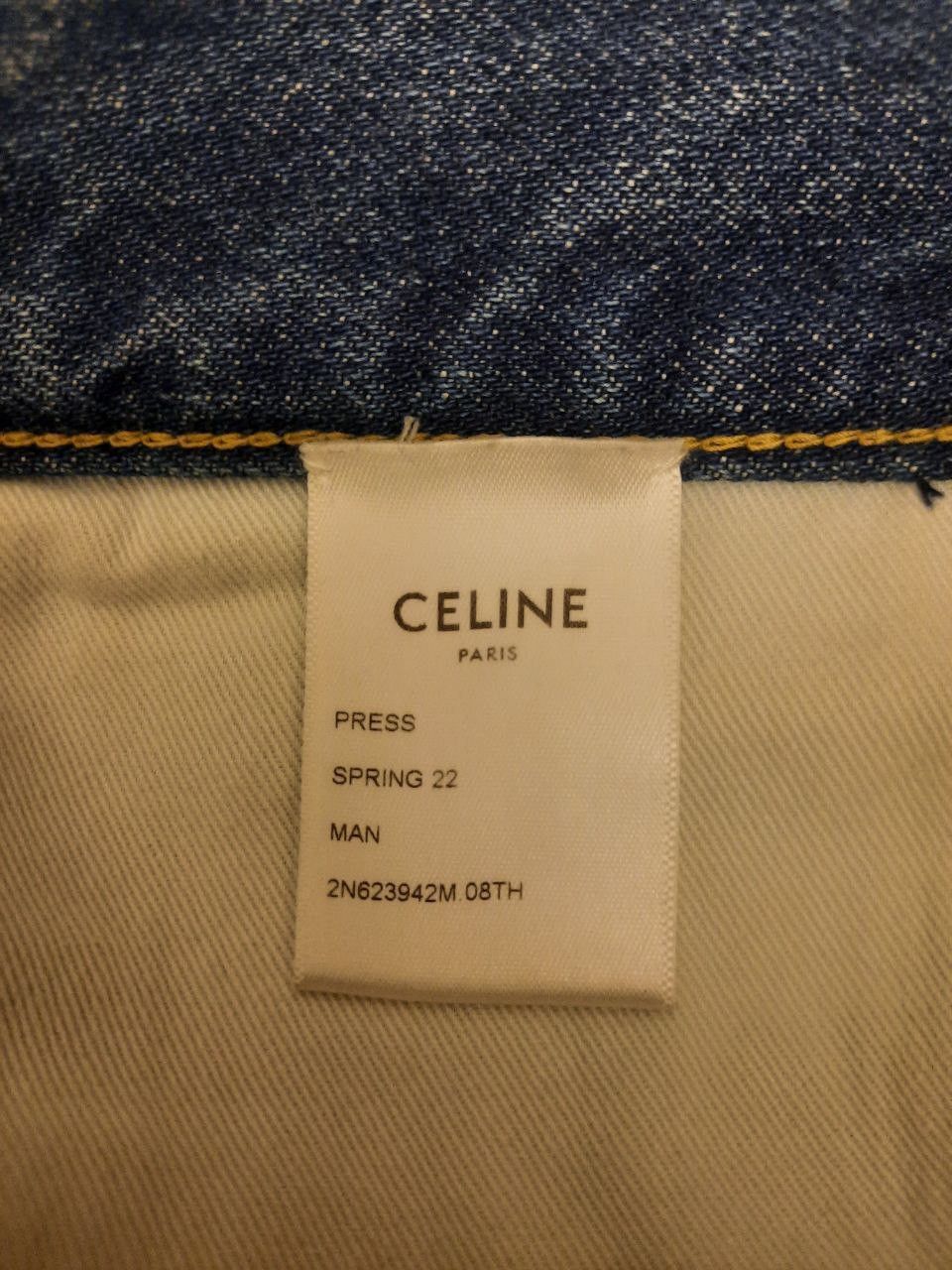 Celine *New* Kurt Destroyed Thrash Wash Denim Shorts Size US 30 / EU 46 - 4 Thumbnail